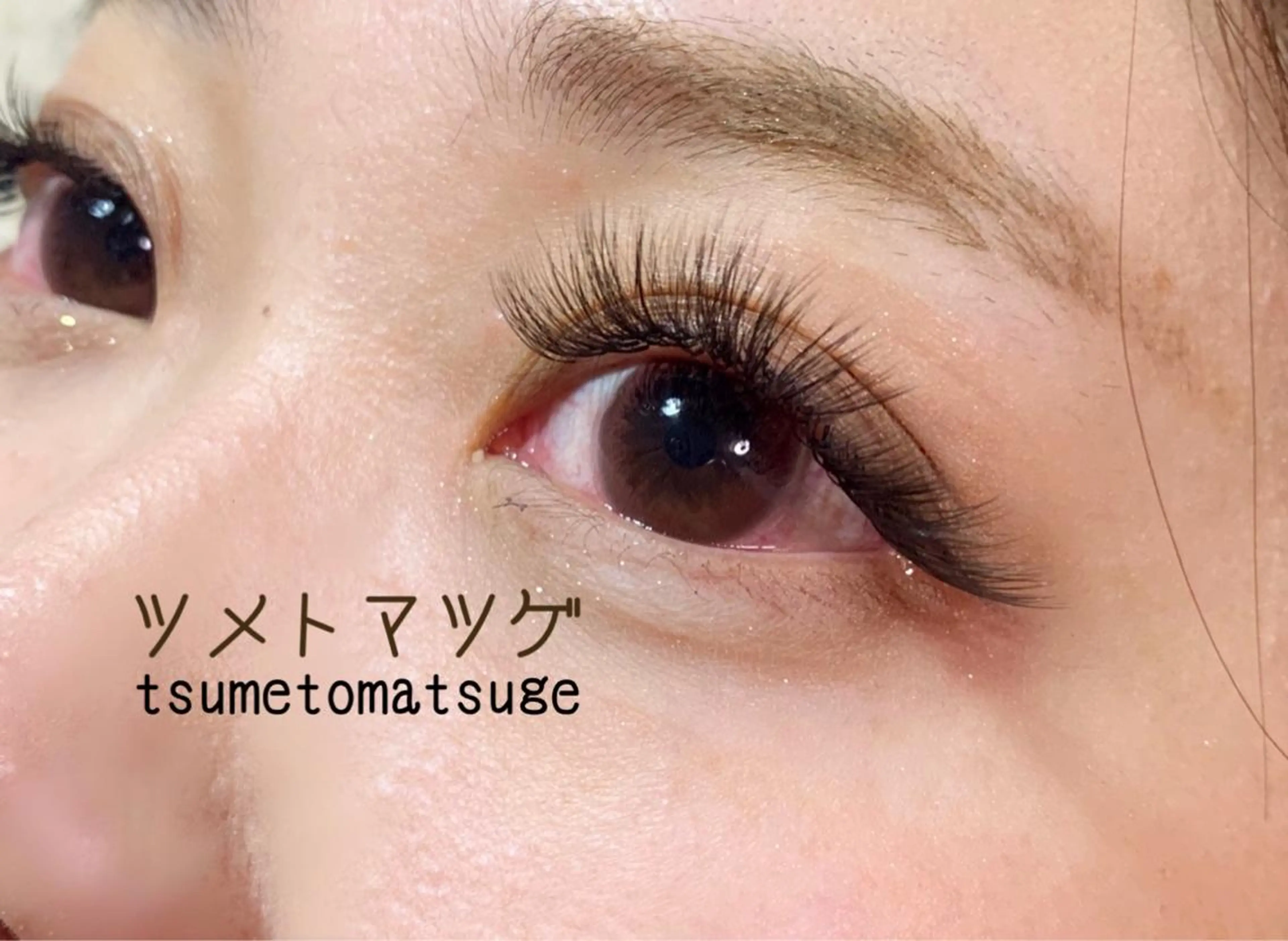 セミロング マツエク・マツパ マツエク ツメトマツゲ .のネイルデザイン