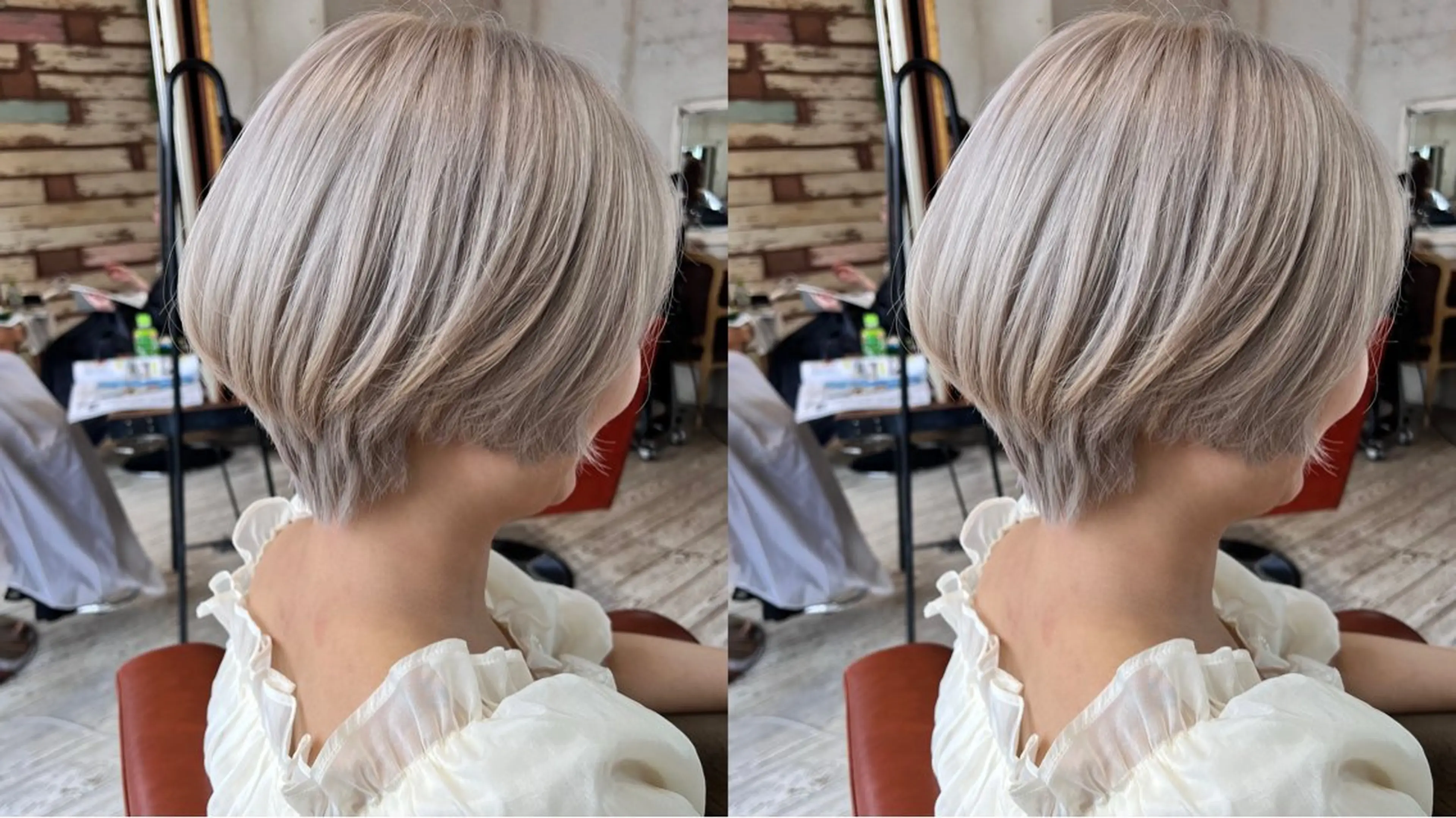 ショート カラー ヘアカラー 🫧DECORA 🫧望月涼🫧韓国風のヘアスタイル