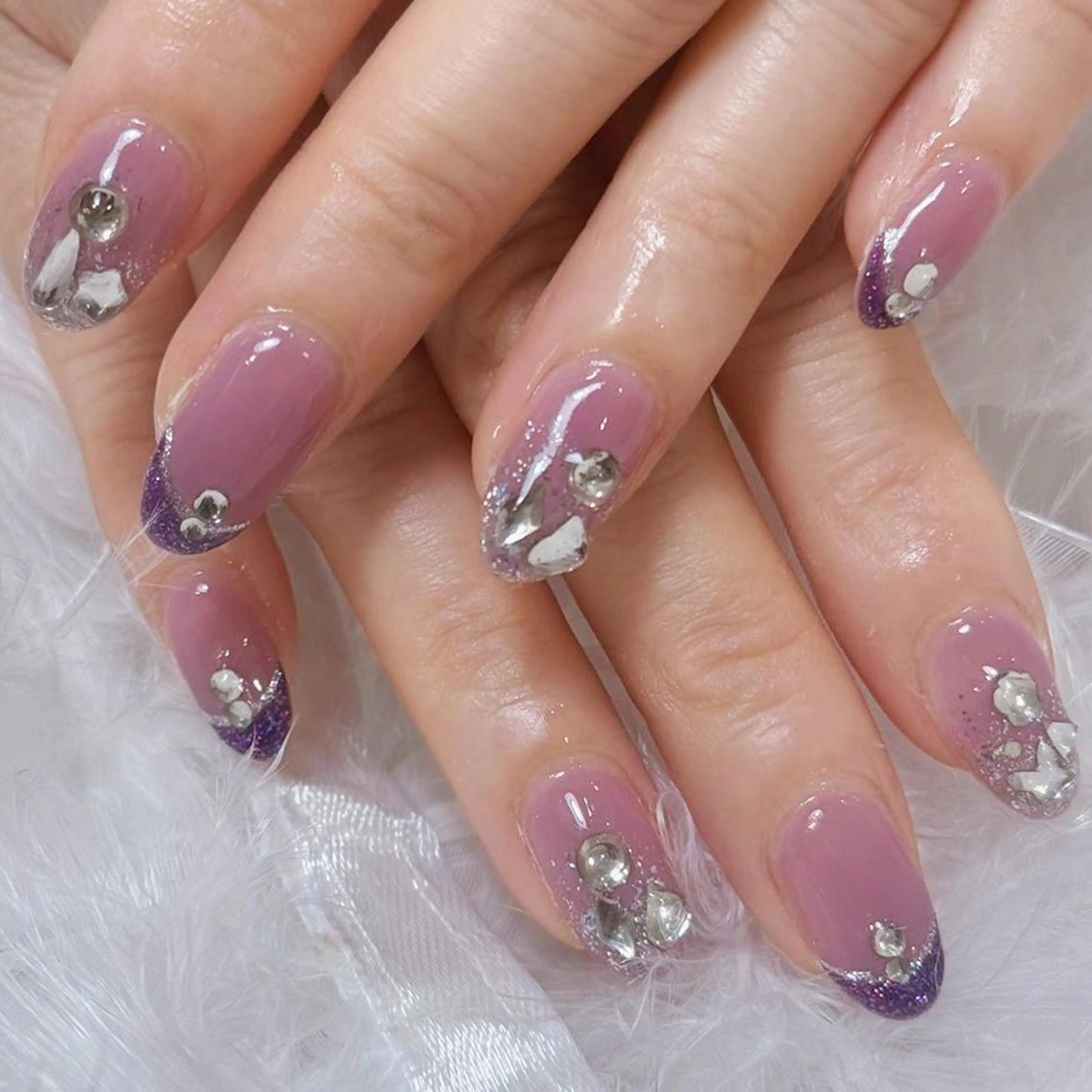 ネイル ハンドネイル ハンドケア Diamond 🚢のネイルデザイン