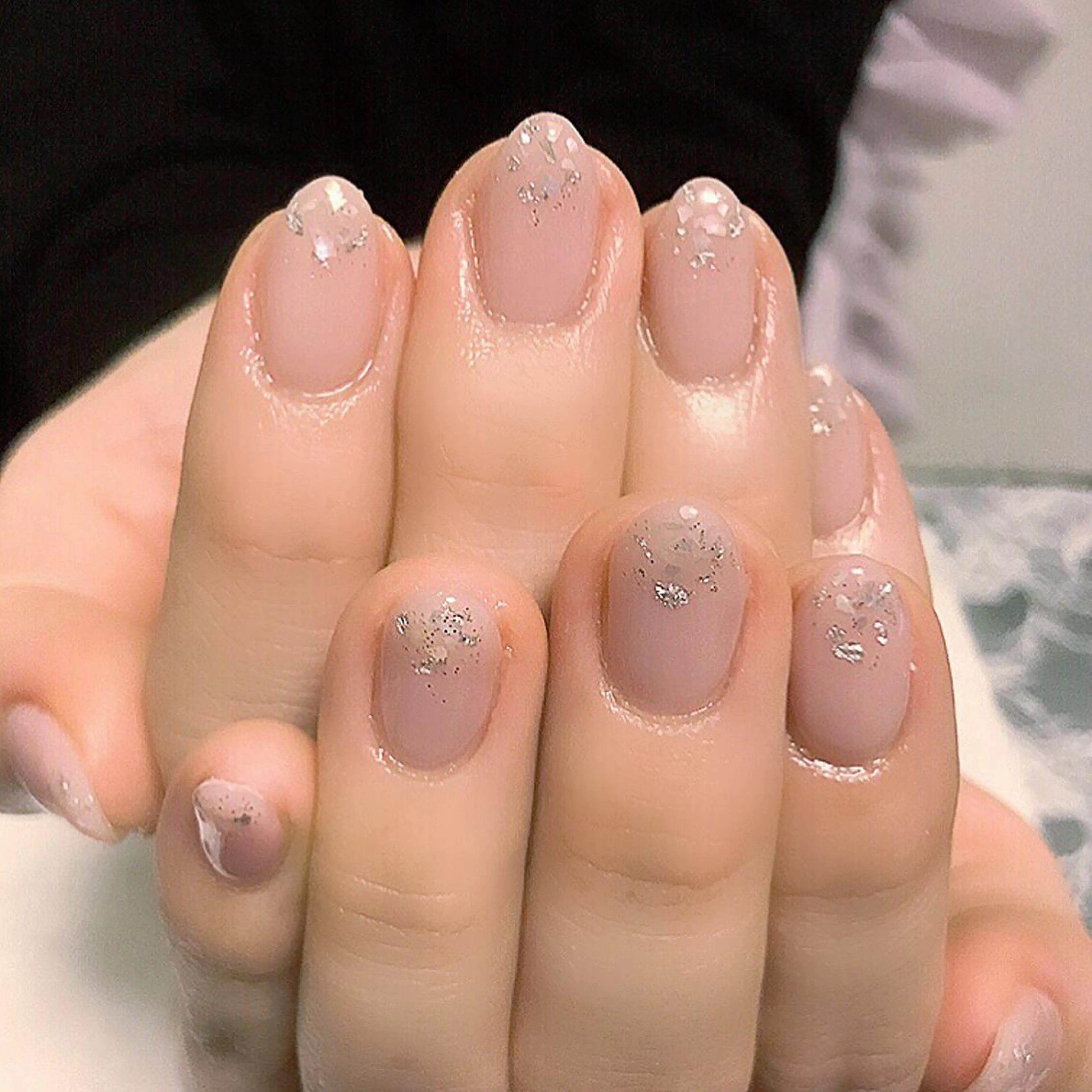 ネイル ラメ(グリッター) シンプルネイル ハンドネイル yumnail (ネイル&脱毛)のエステ・リラクイメージ