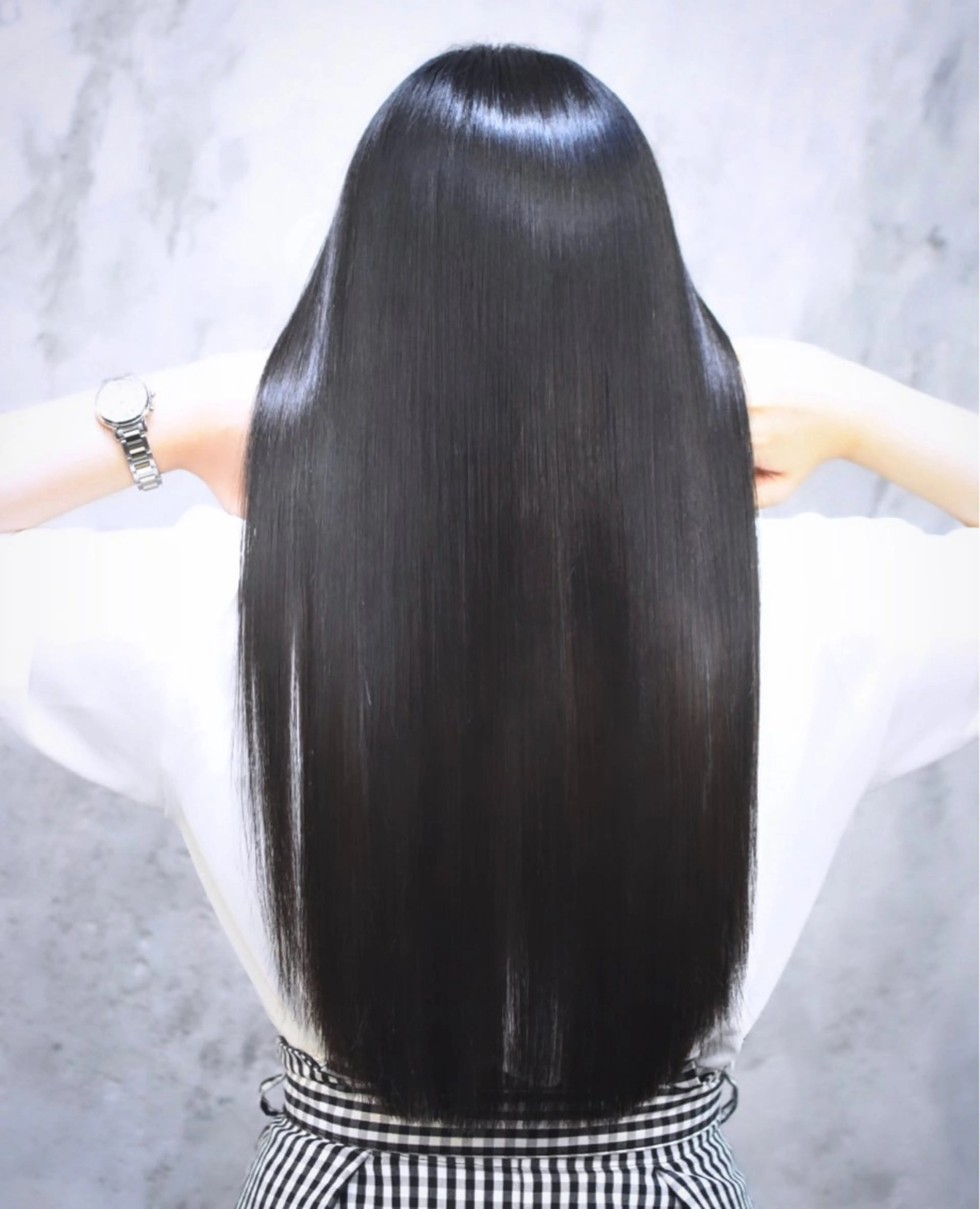 【練習モデル】弱酸性縮毛矯正モデル、ブリーチ、パーマ、縮毛矯正の履歴がない方💇‍♀️✨の写真