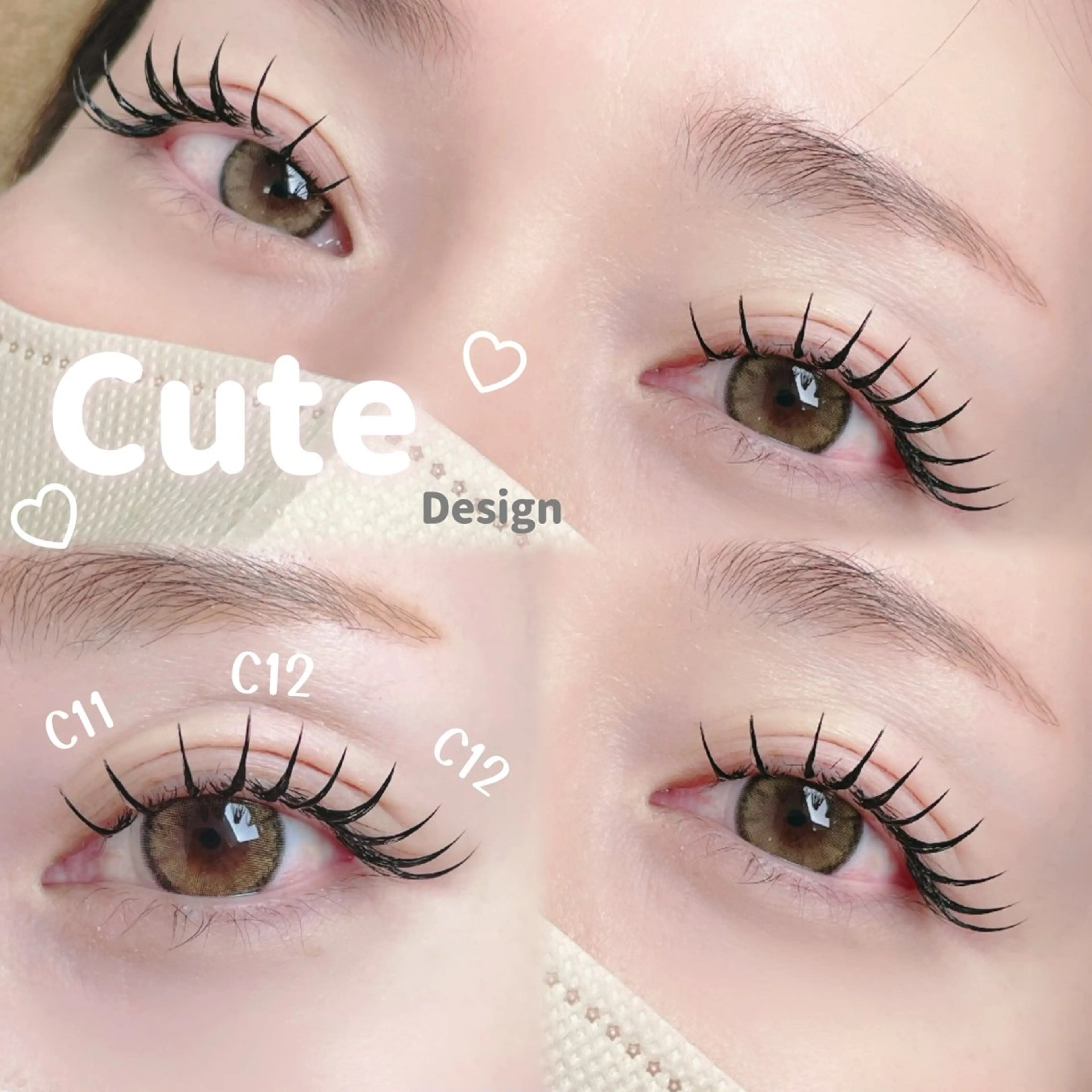 マツエク・マツパ マツエク muse momoのマツエク・マツパデザイン