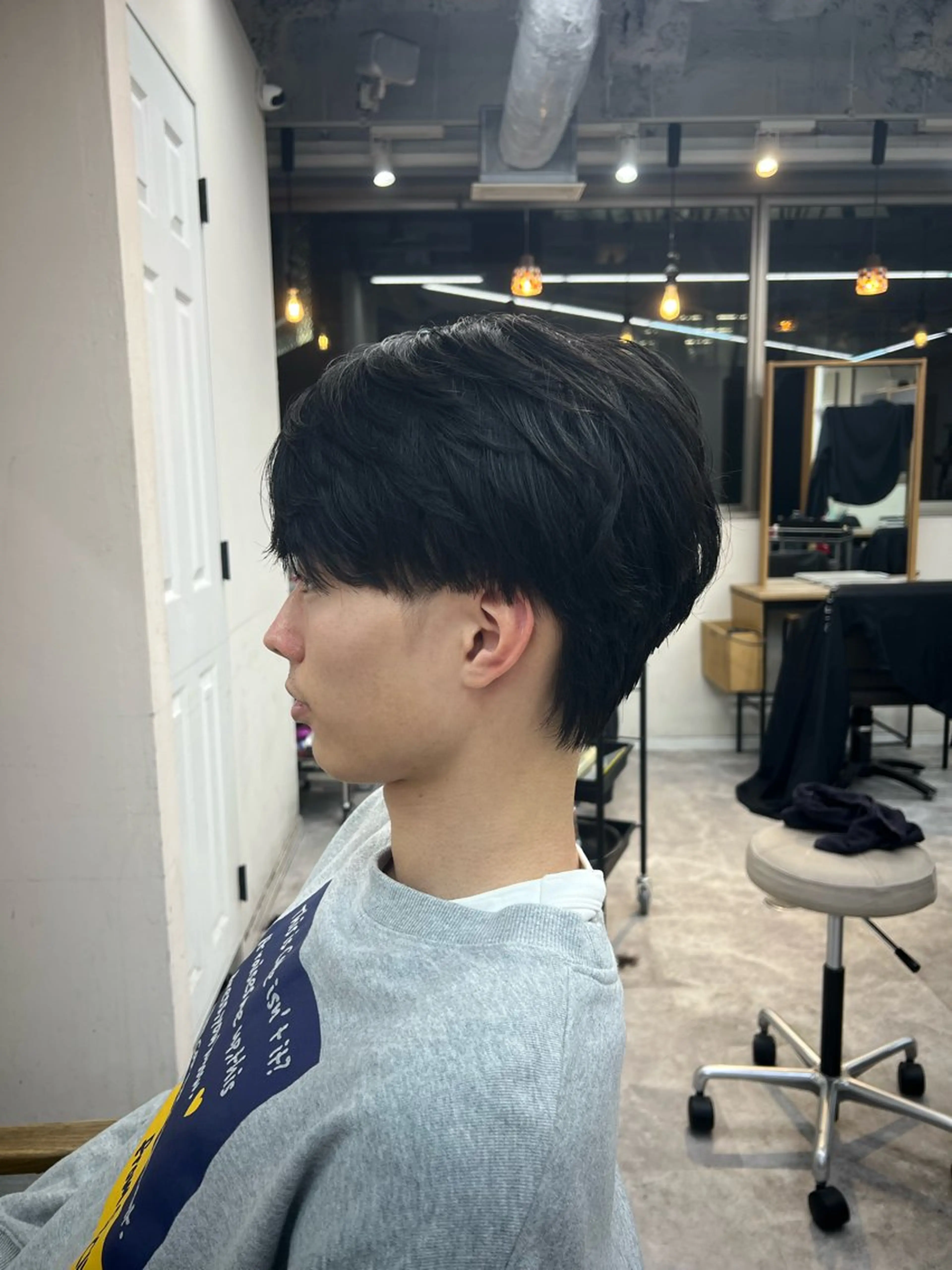 ミディアム メンズ マッシュ DIECESHIBUYA.所属・メンズ似合わせ/ ビジネスヘア/比嘉のヘアスタイル