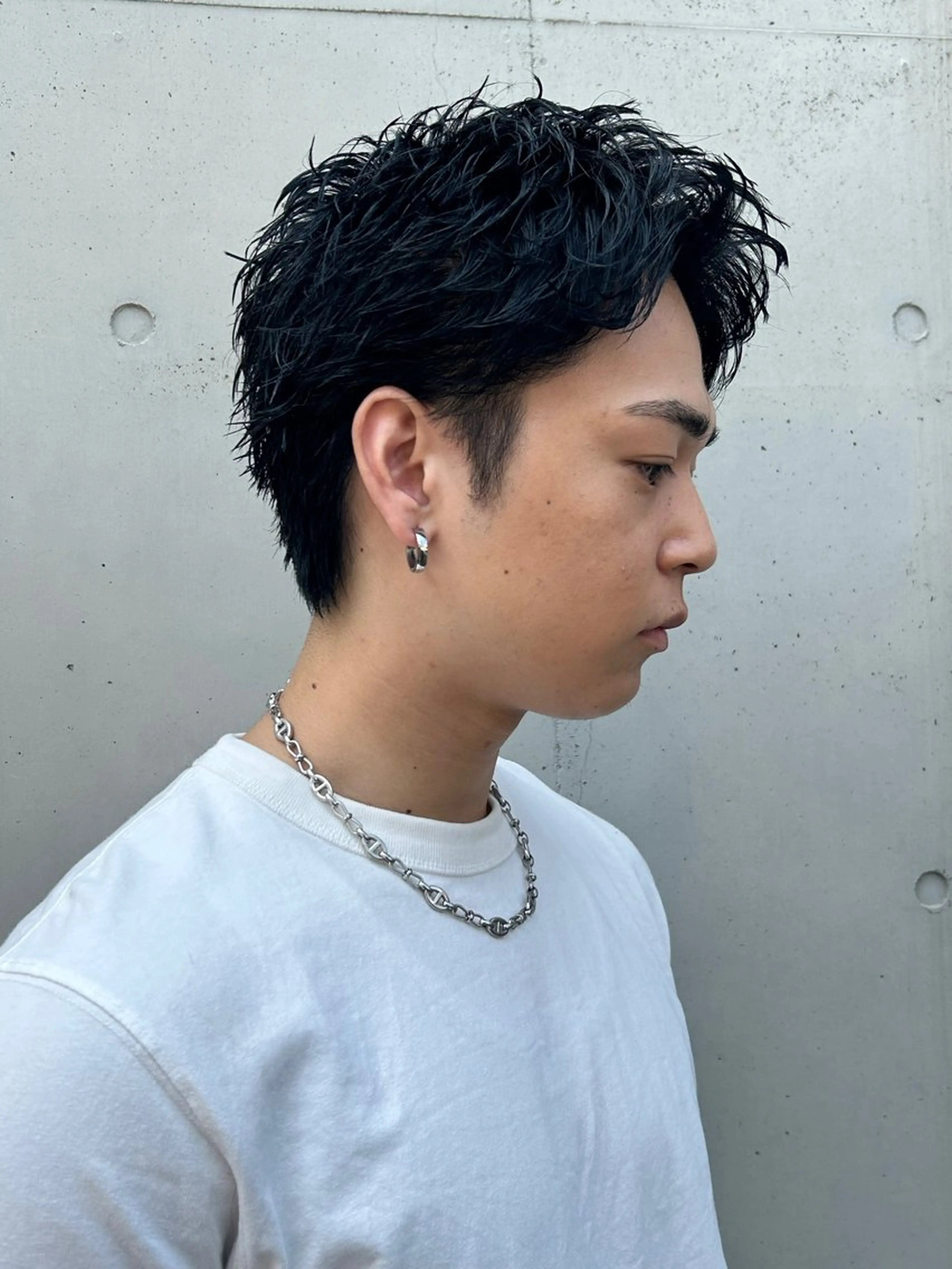 ショート カラー パーマ ヘアアレンジ メンズ カット パーマ トリートメント ヘアセット 亀井隆汰/メンズ専門 パーマ特化美容師のヘアスタイル