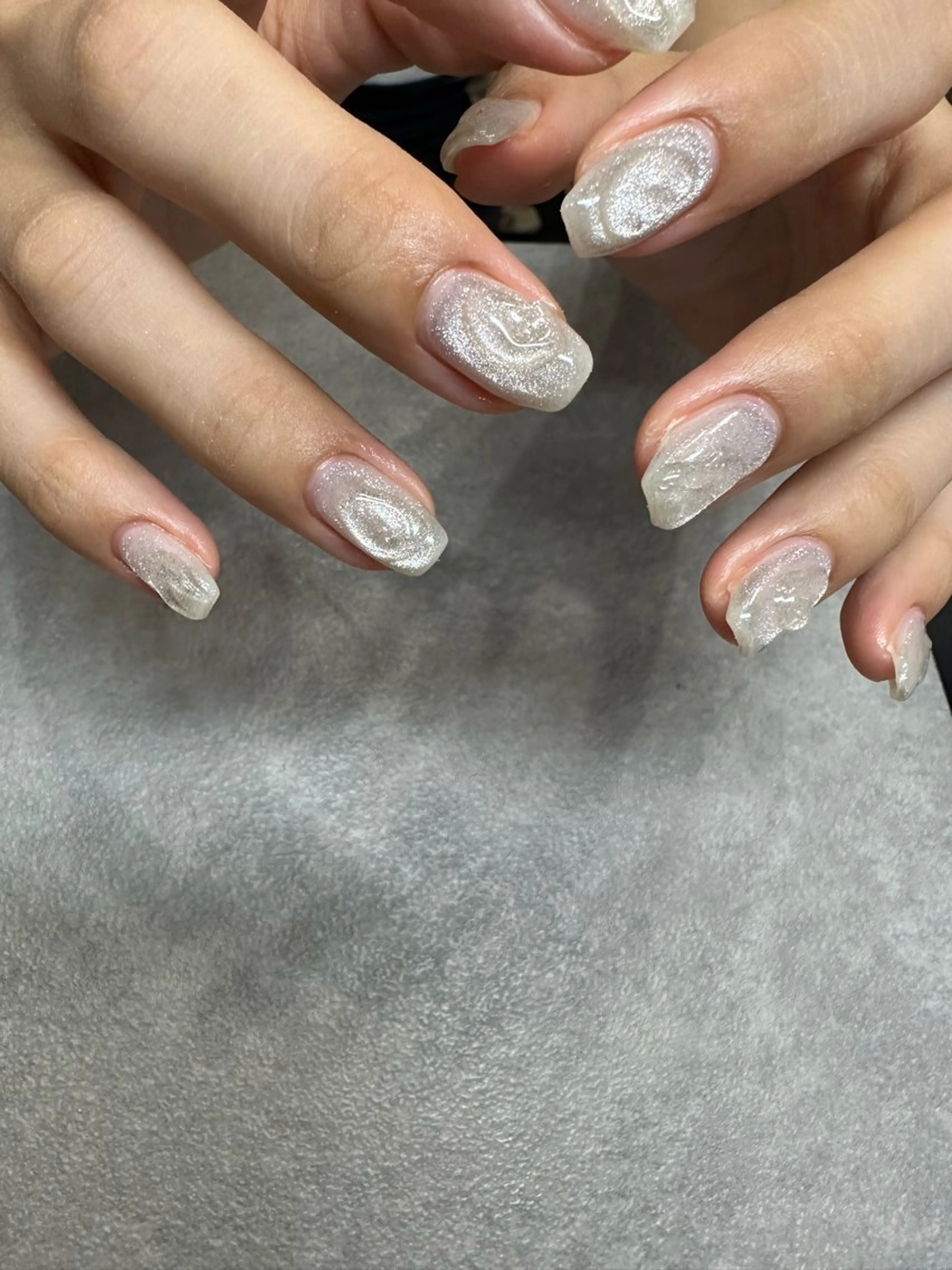 ネイル マグネットネイル ハンドネイル フットネイル kiii.__ ✴︎*のネイルデザイン