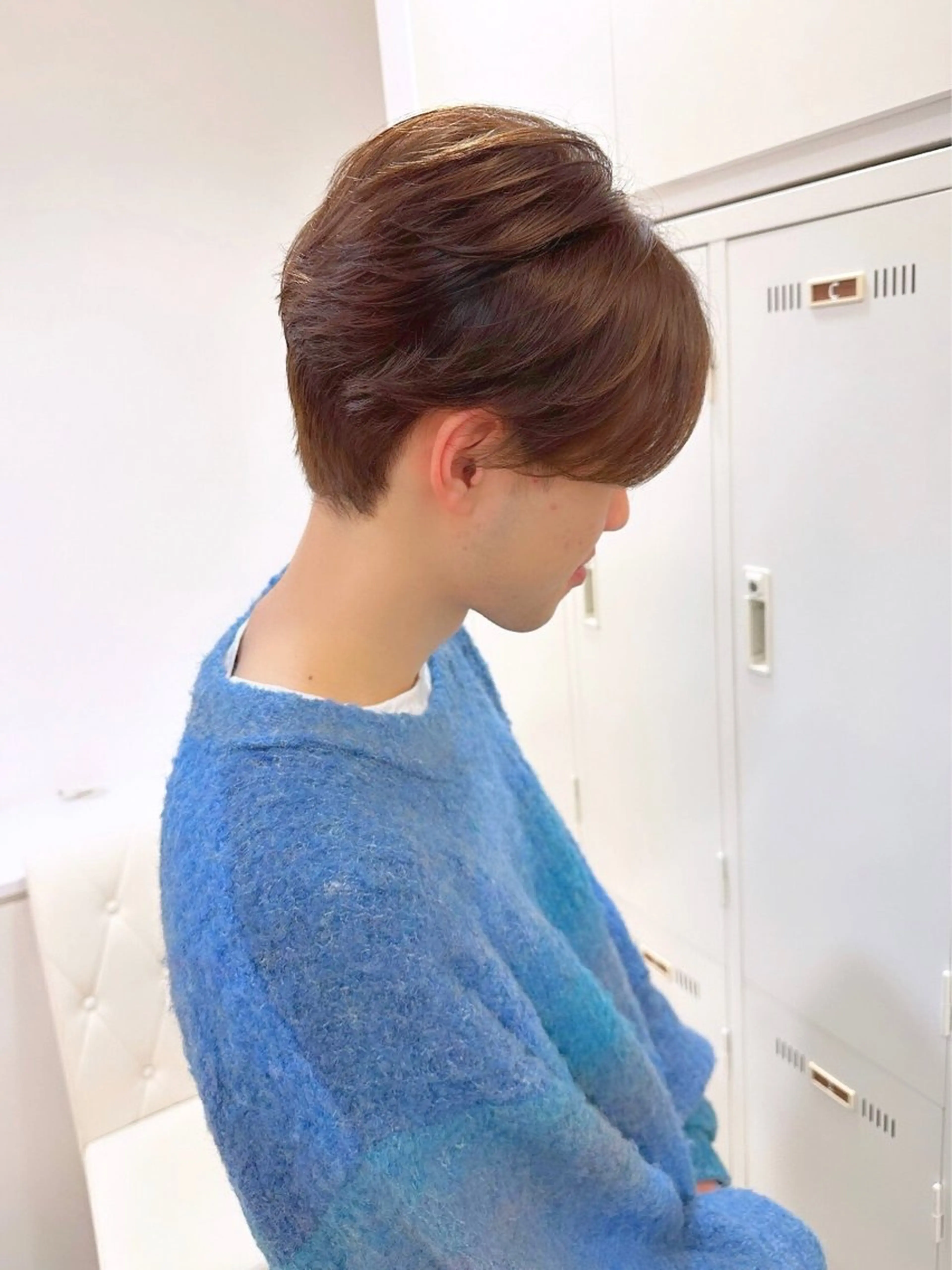 ショート メンズ ヘアカラー 柔らか透明感カラー/ 内田圭祐のヘアスタイル