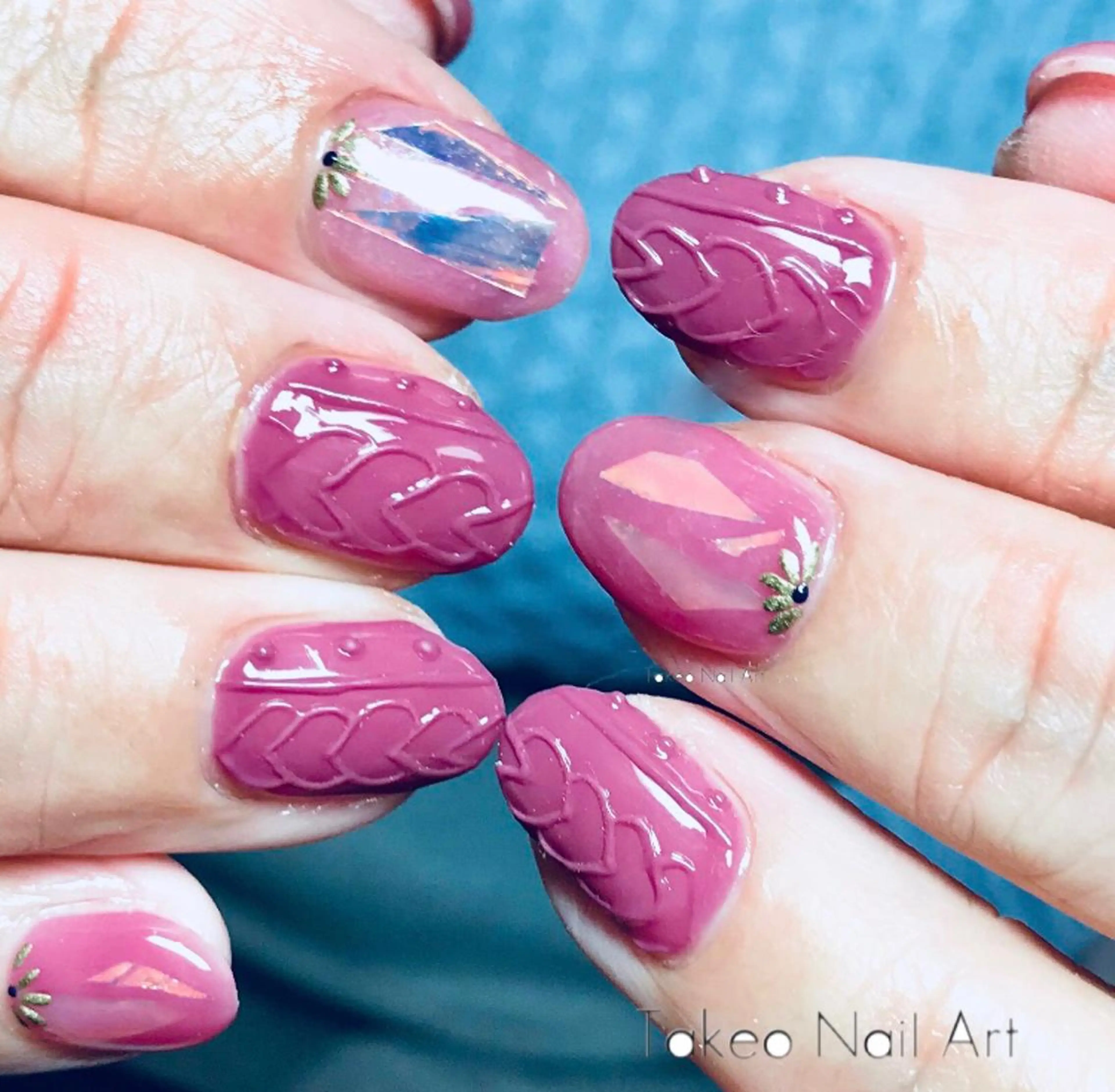 ショート ネイル ハート nail&eye Aoのマツエク・マツパデザイン