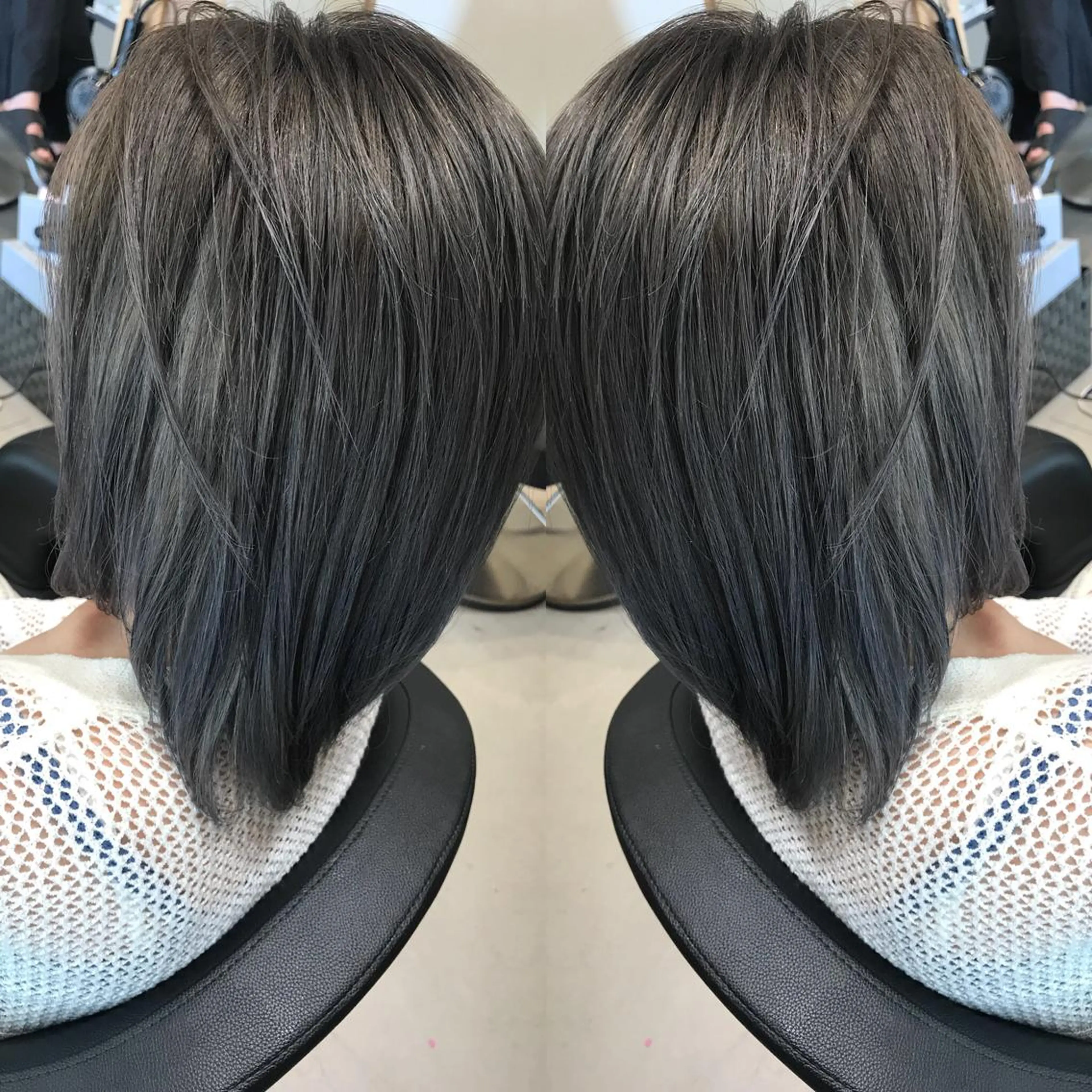 ショート カラー ブリーチ ヘアカラー 大久保 隆蔵のヘアスタイル