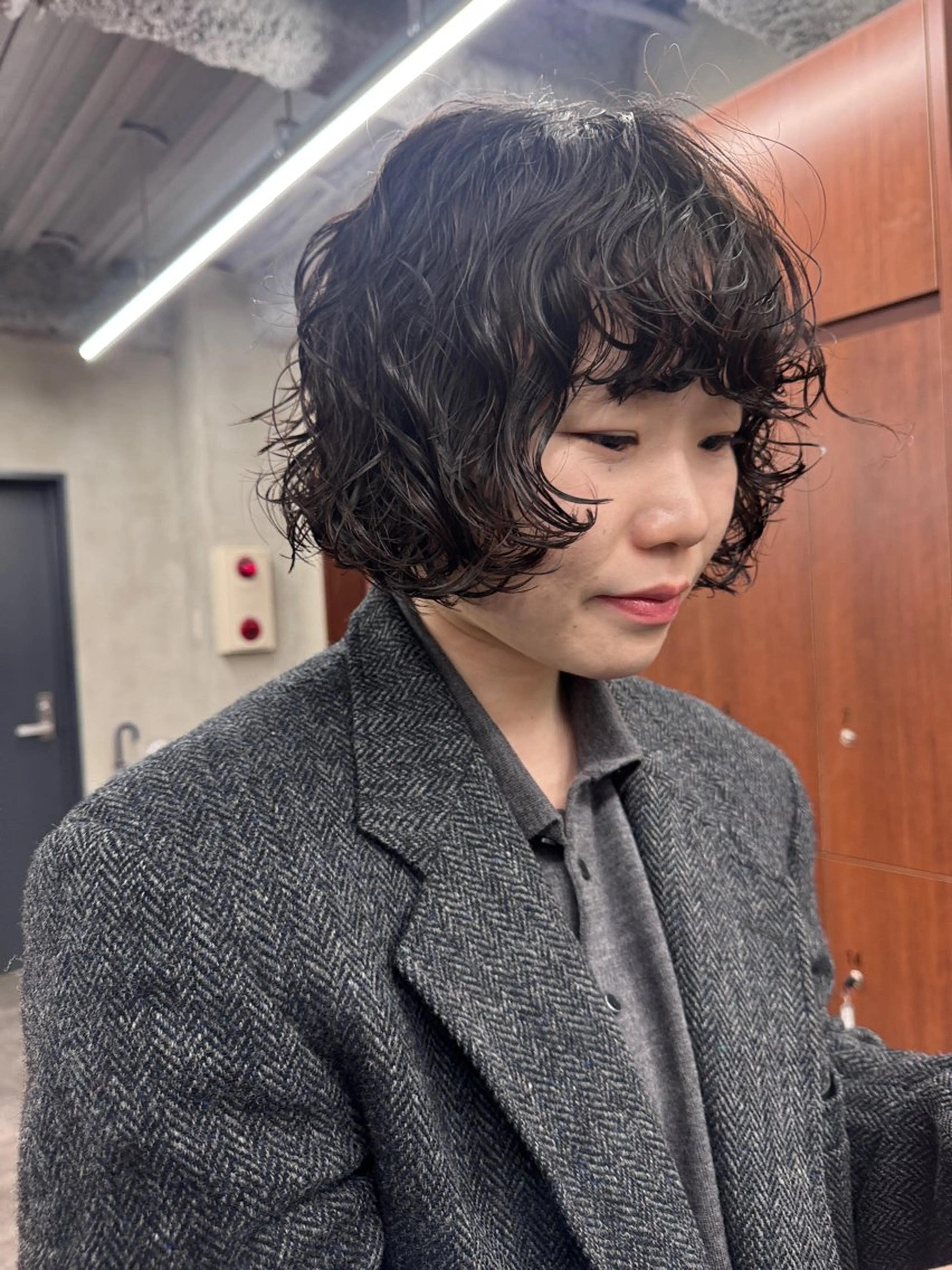 ミディアム パーマ カット パーマ 鎌田健/パーマ ボブ/レイヤー/のヘアスタイル