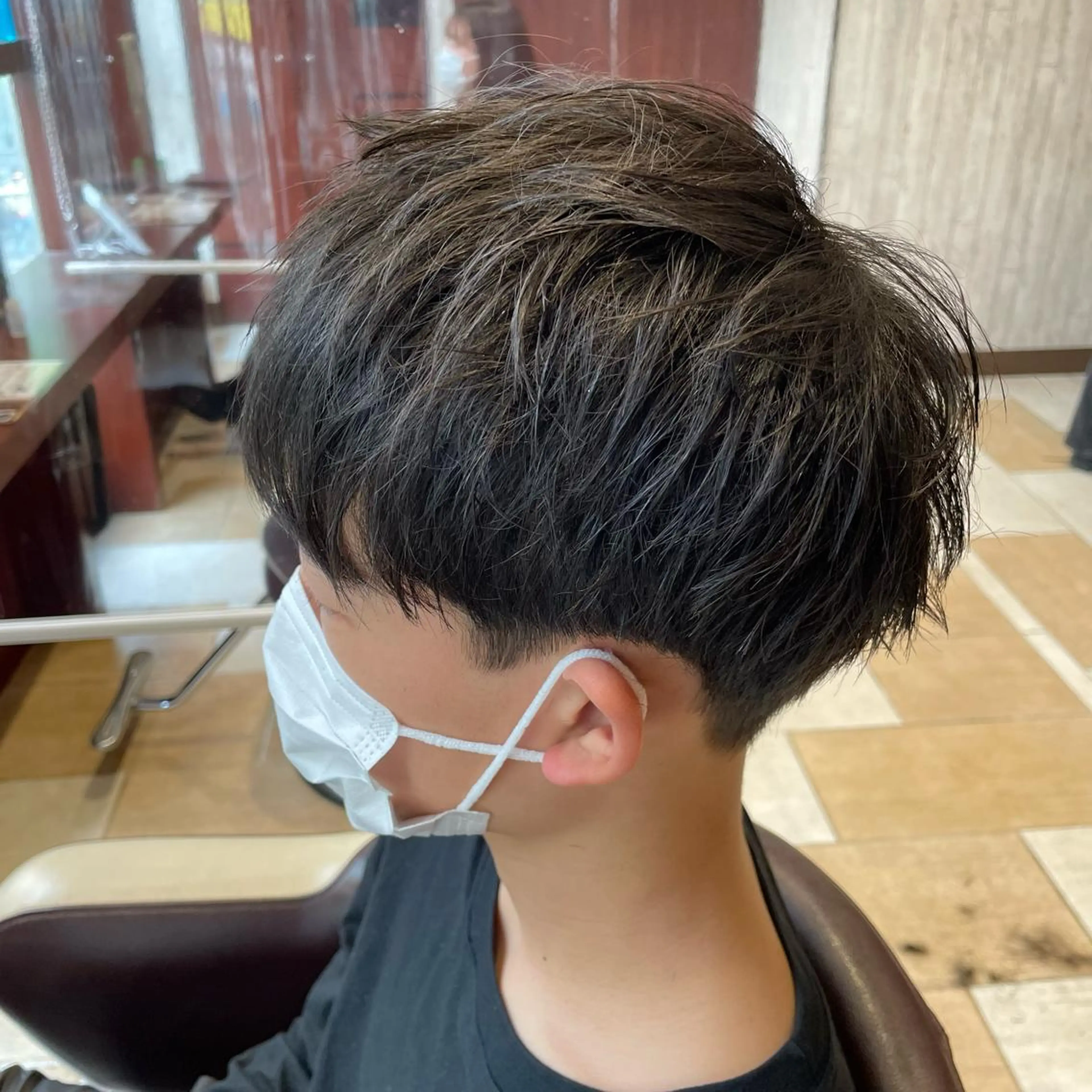 ショート メンズ マッシュ 刈り上げ ツイスパ/メンズ特化 🦋𝑺𝑶𝑵𝑬の眉毛・アイブロウイメージ