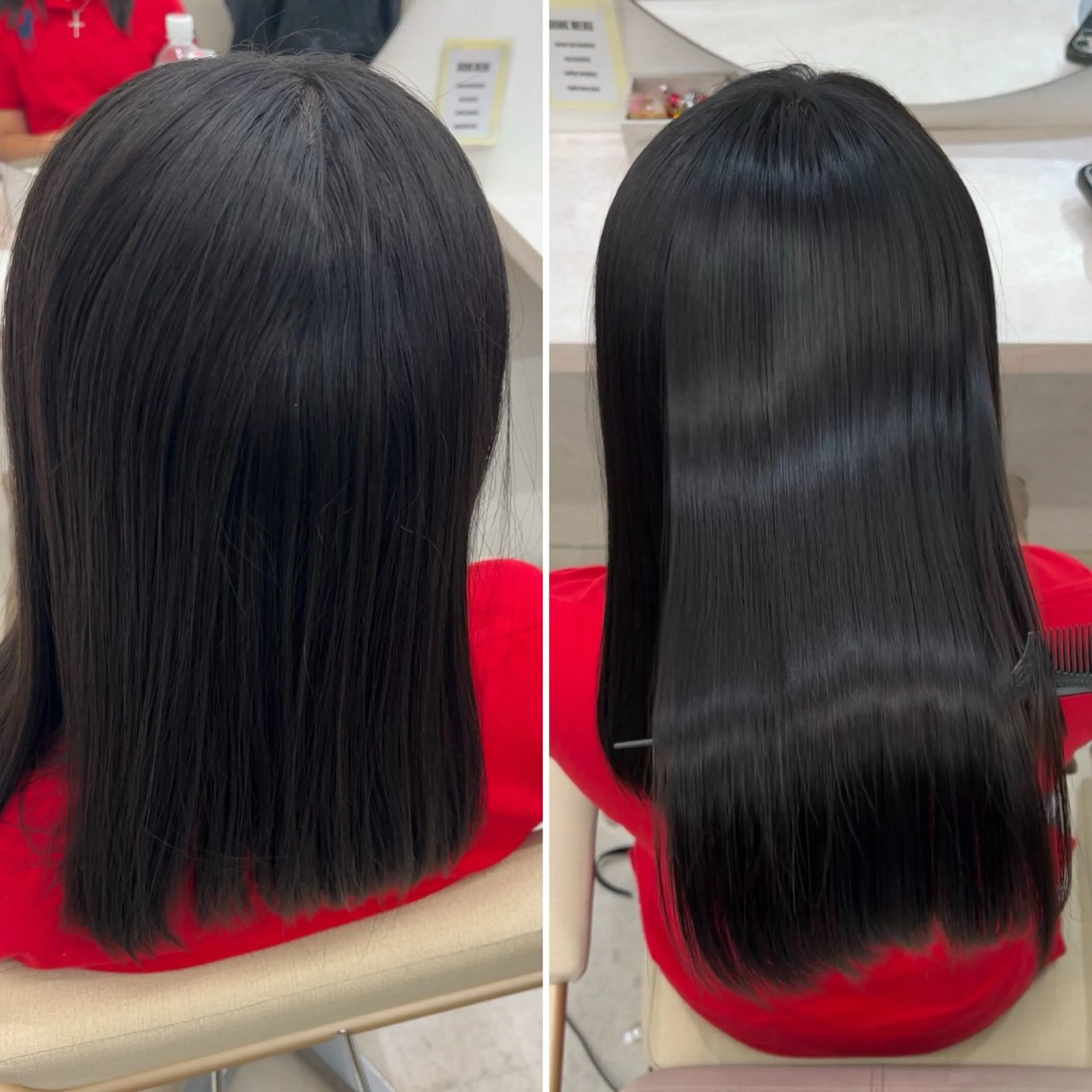 ミディアム 髪質改善/縮毛矯正 梅田茶屋町/西尾祐作のヘアスタイル