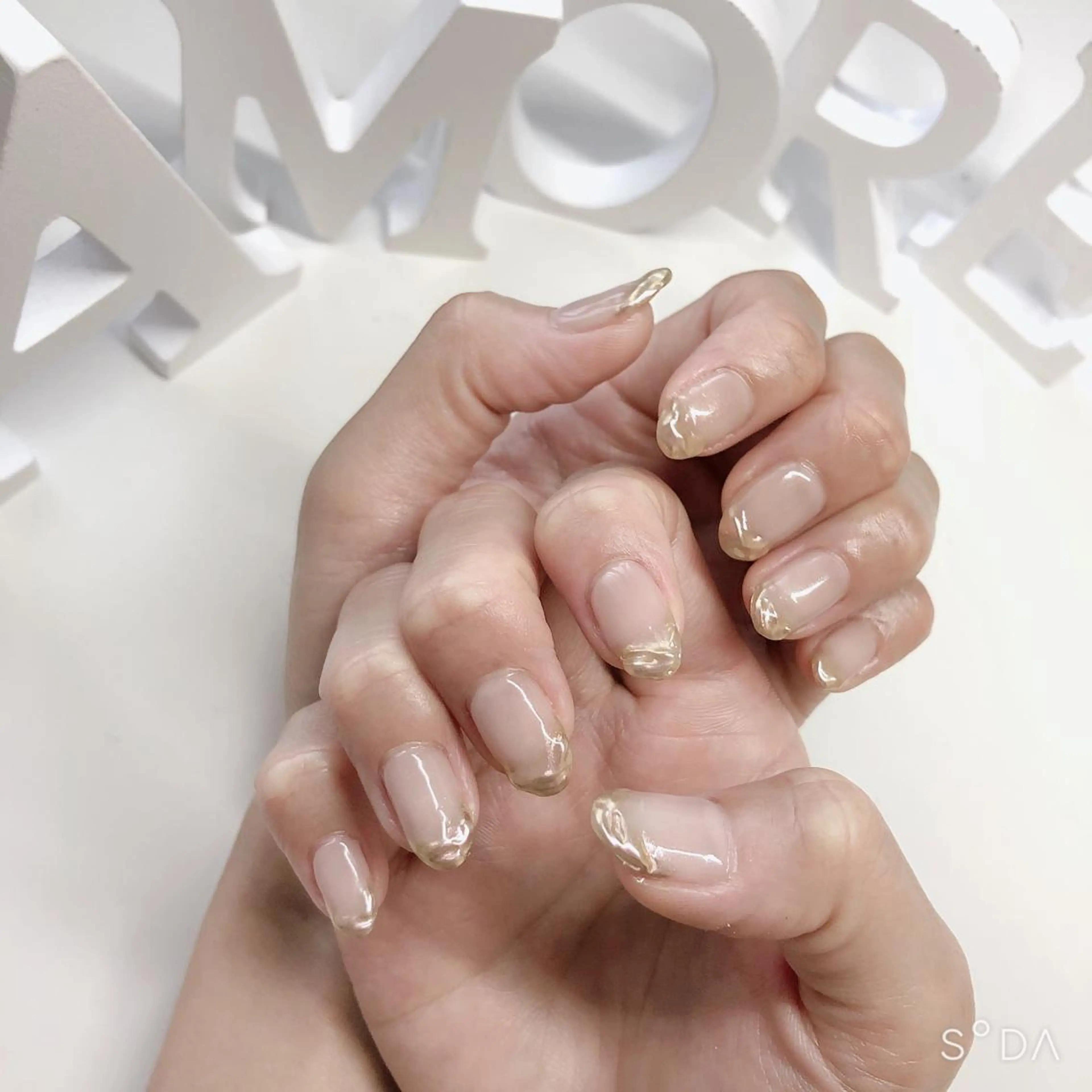 ネイル アートネイル ミラーネイル You kyehwaのネイルデザイン