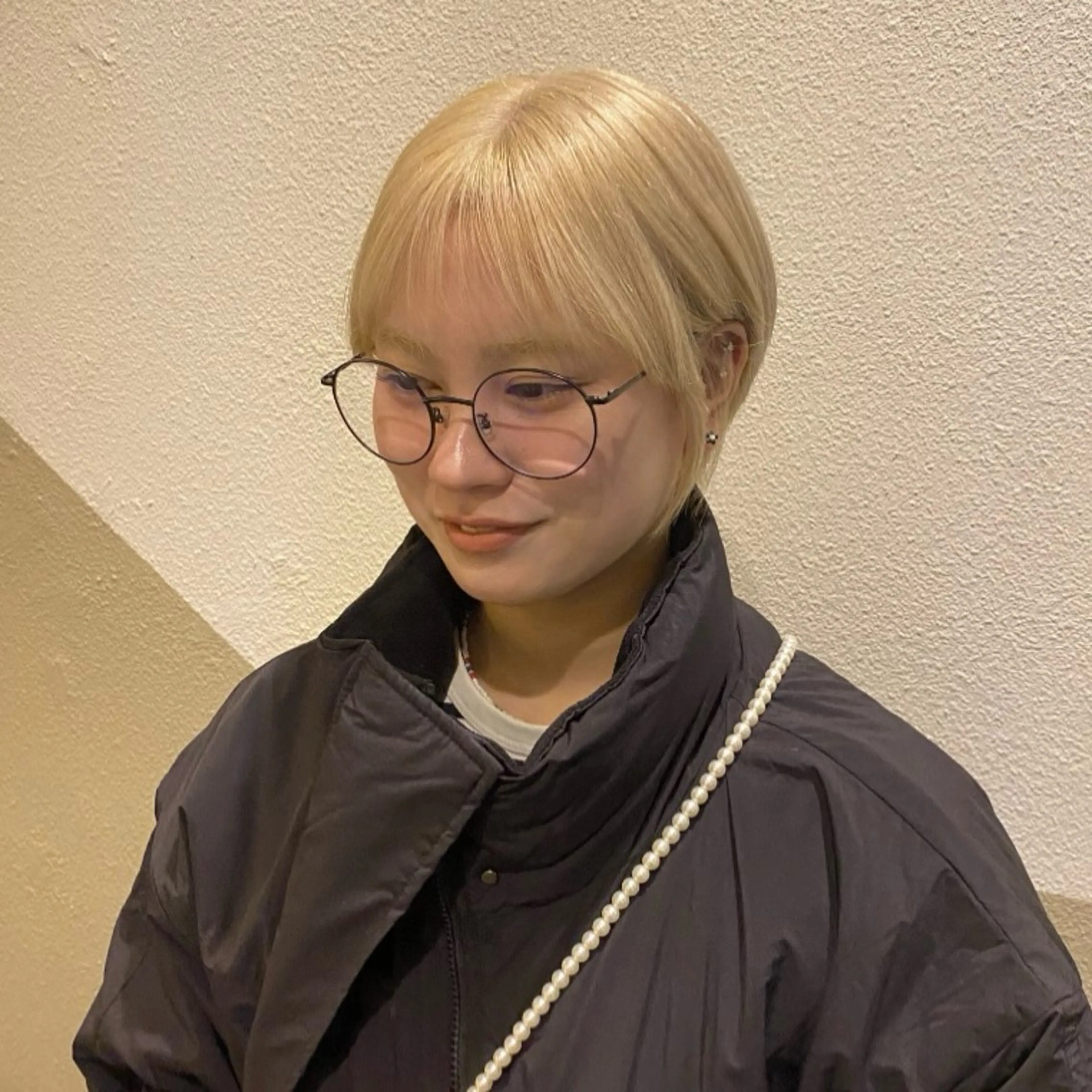 ショート カラー ヘアカラー トリートメント 透明感カラー/ 小顔カット/ミヅキのヘアスタイル