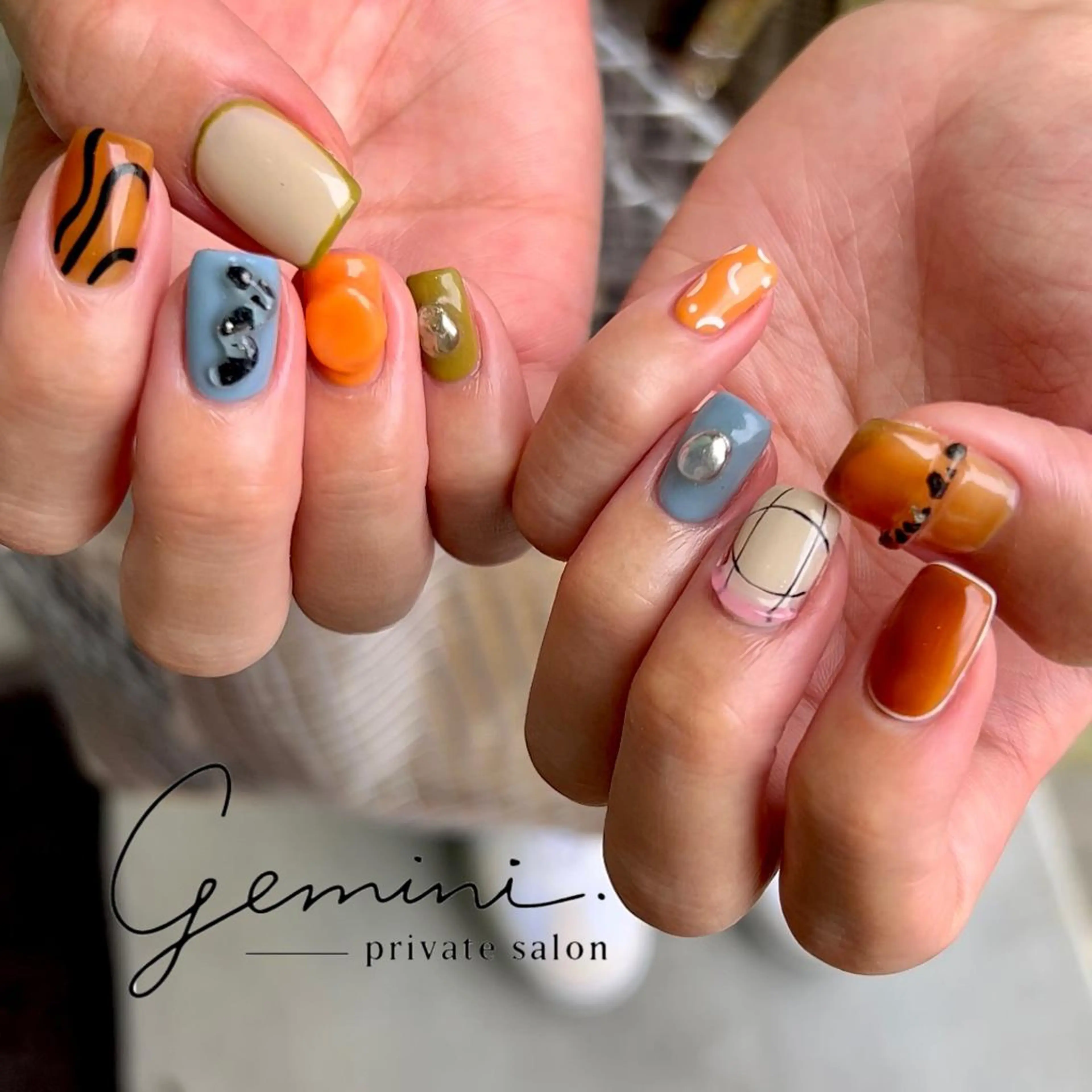 ネイル Gemini. 【ジェミニ】のネイルデザイン