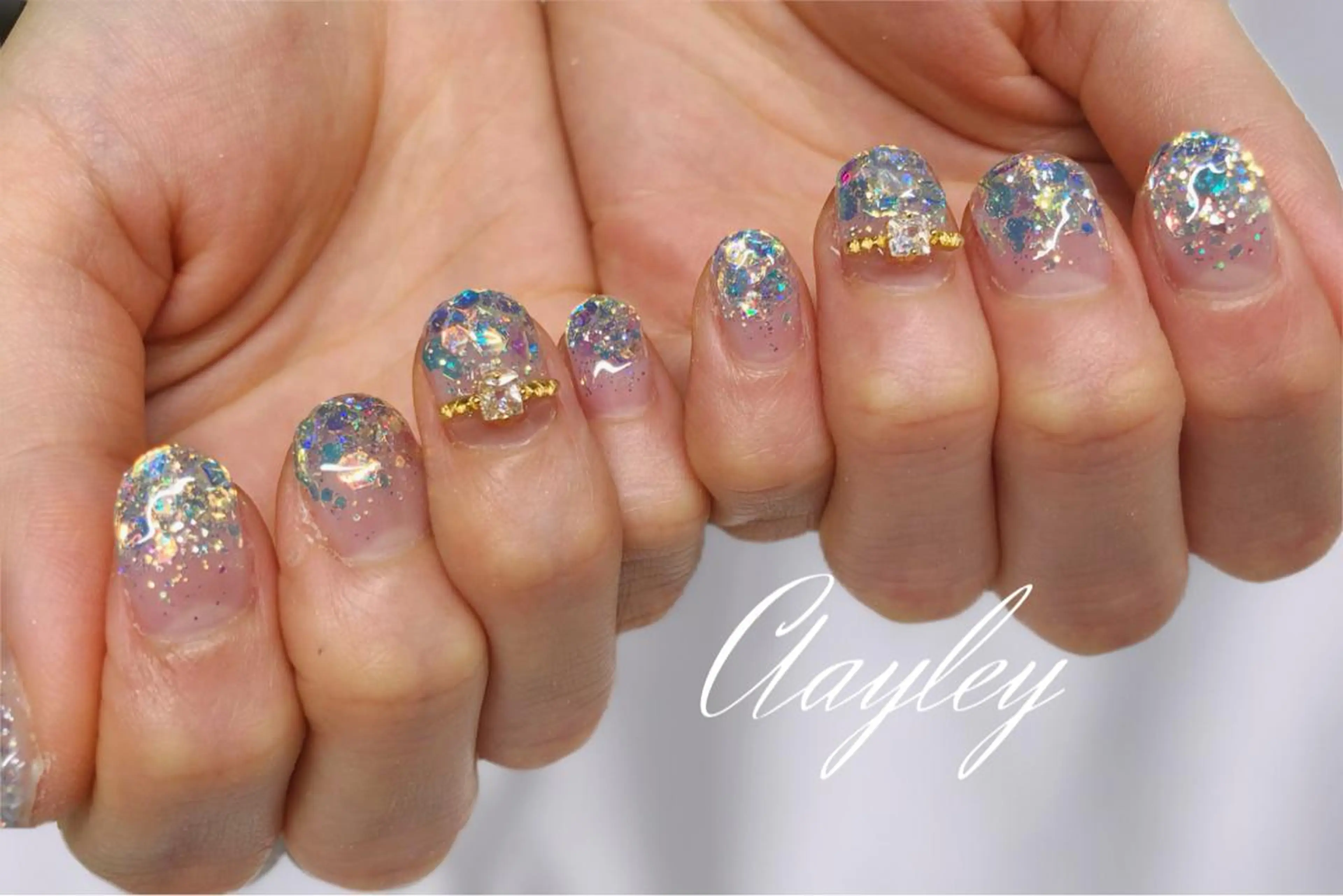 ショート カラー ネイル Aayley(アイリー)Salon所属・Aayley アイリ―サロンのネイルデザイン