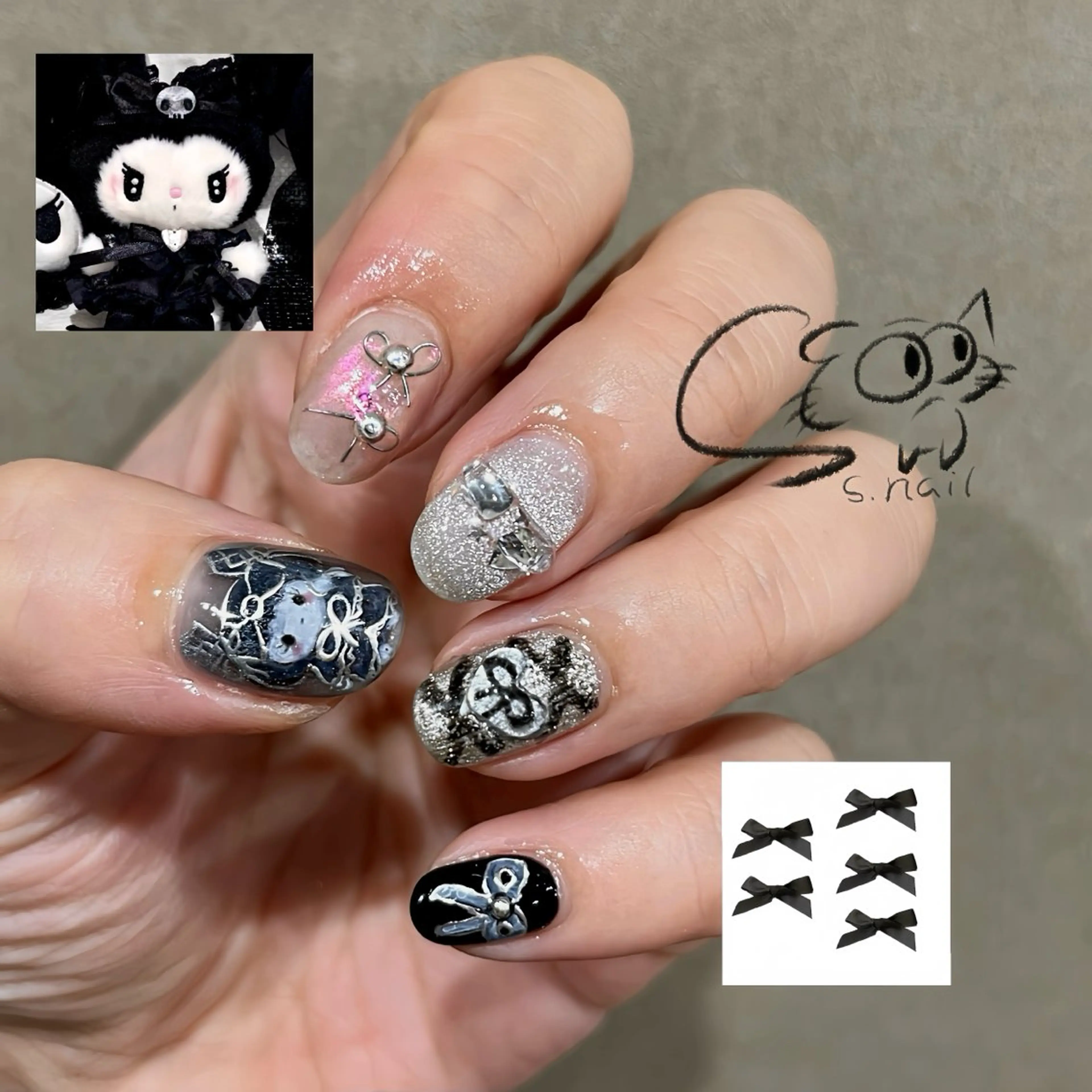 ネイル チークネイル フレンチネイル グラデーション マグネットネイル ワンカラーネイル S.nail所属・S.nail _のネイルデザイン