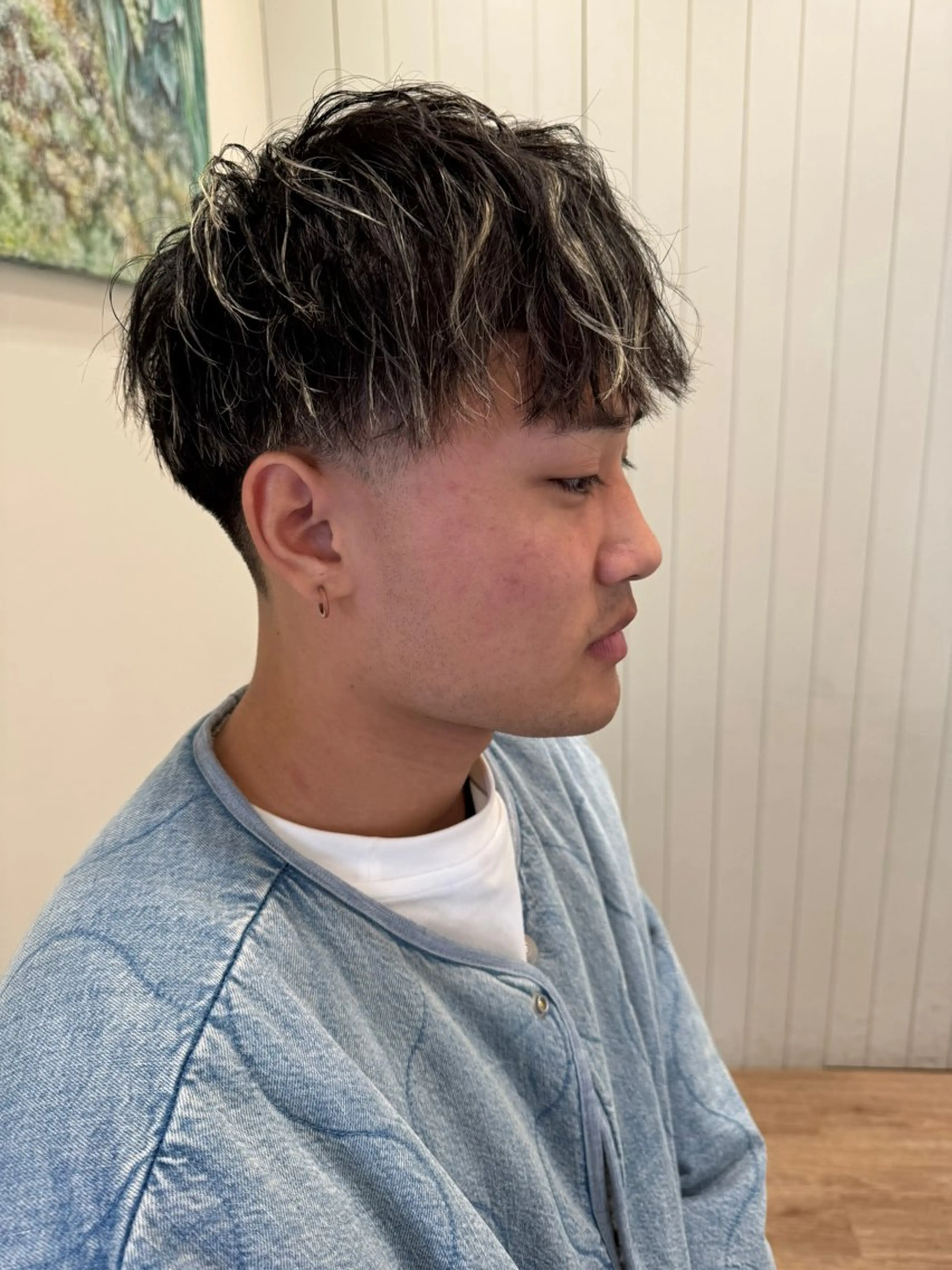 メンズ カット メンズカット/ ブリーチ/かほのヘアスタイル