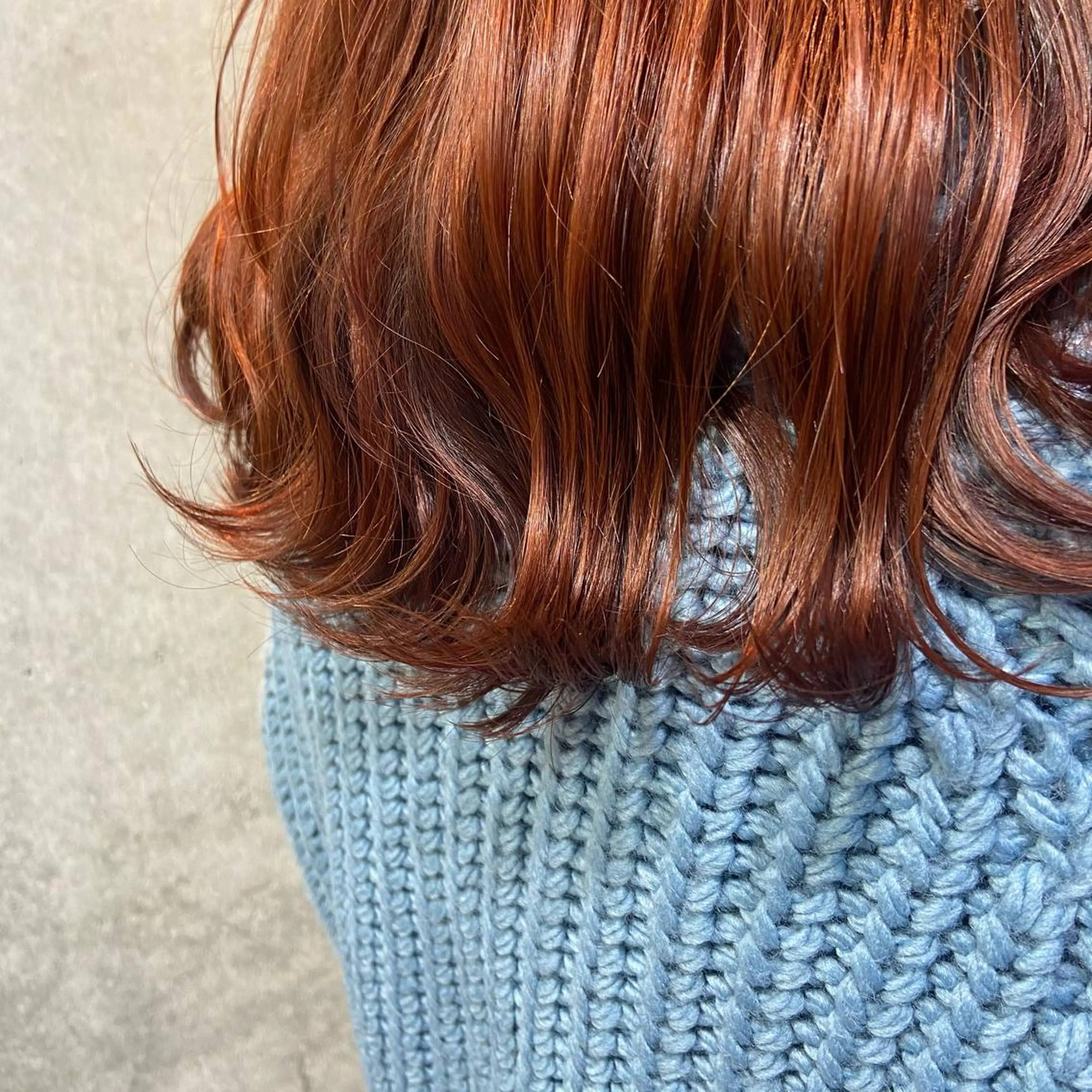 カラー ブラウンカラー オレンジ オレンジブラウン 暗髪/艶髪/Ono .のヘアスタイル