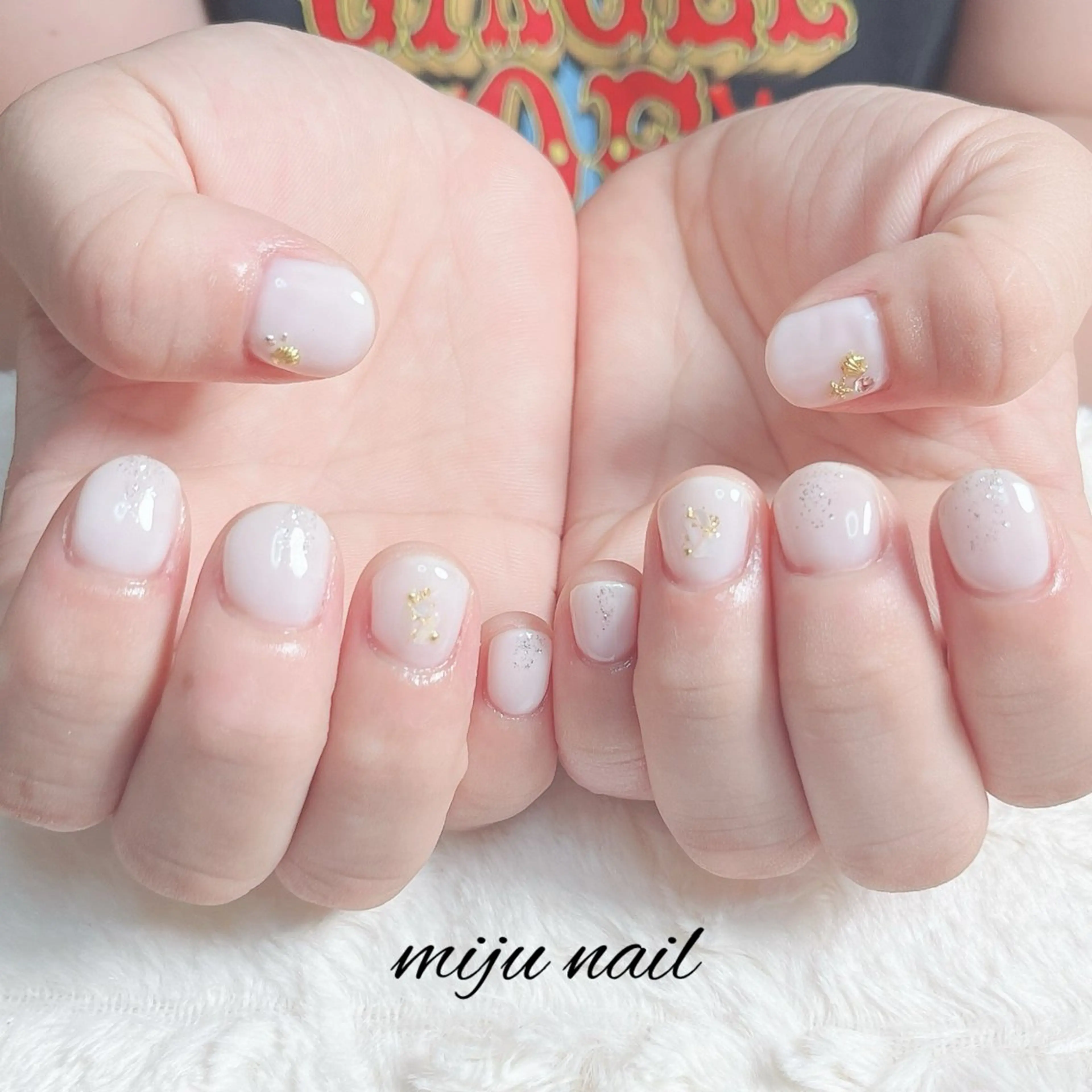 ネイル ❁miju nail 大人上品/自爪育成のネイルデザイン