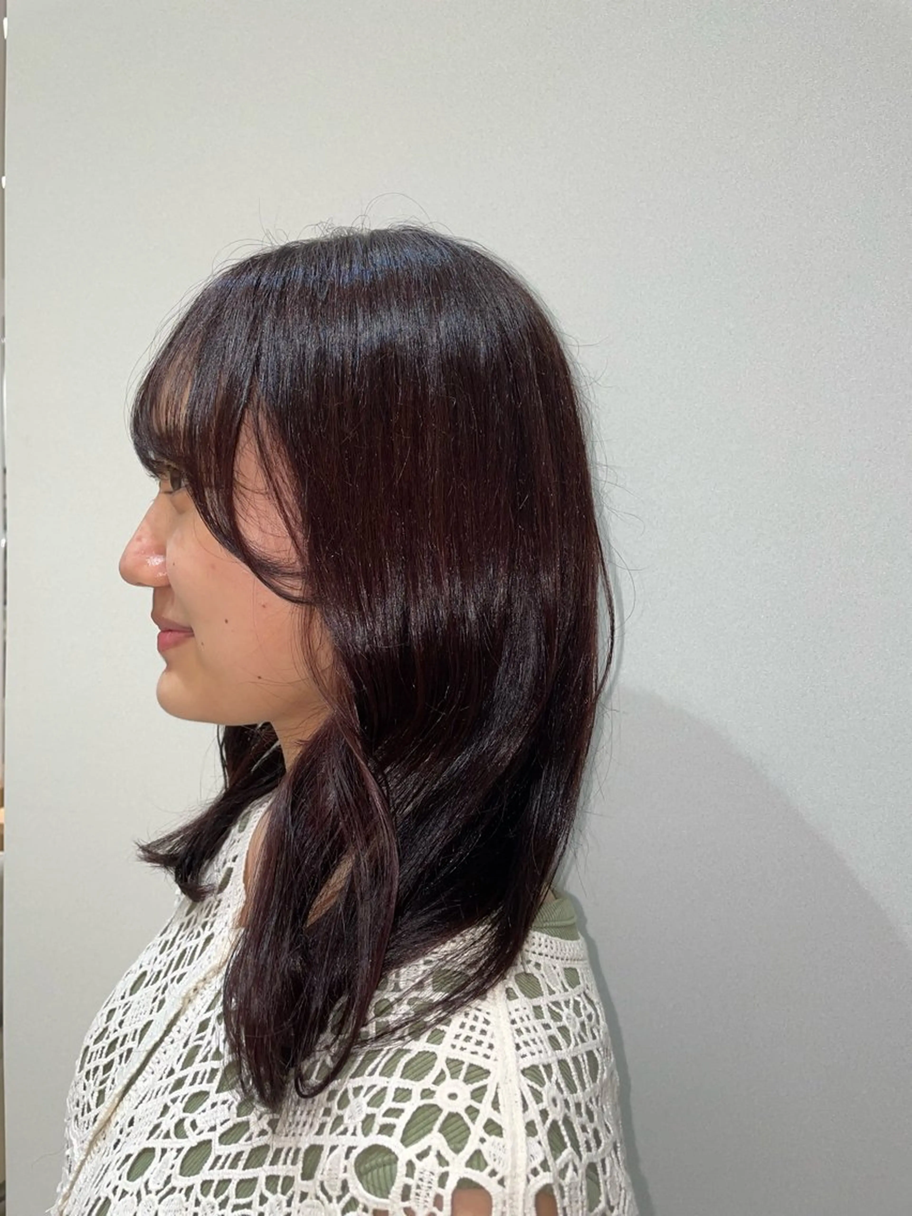 ミディアム カラー ブリーチ ブリーチなしカラー OASIS AVEDA 立川所属・ボブ/ショート/ ゆづきのヘアスタイル