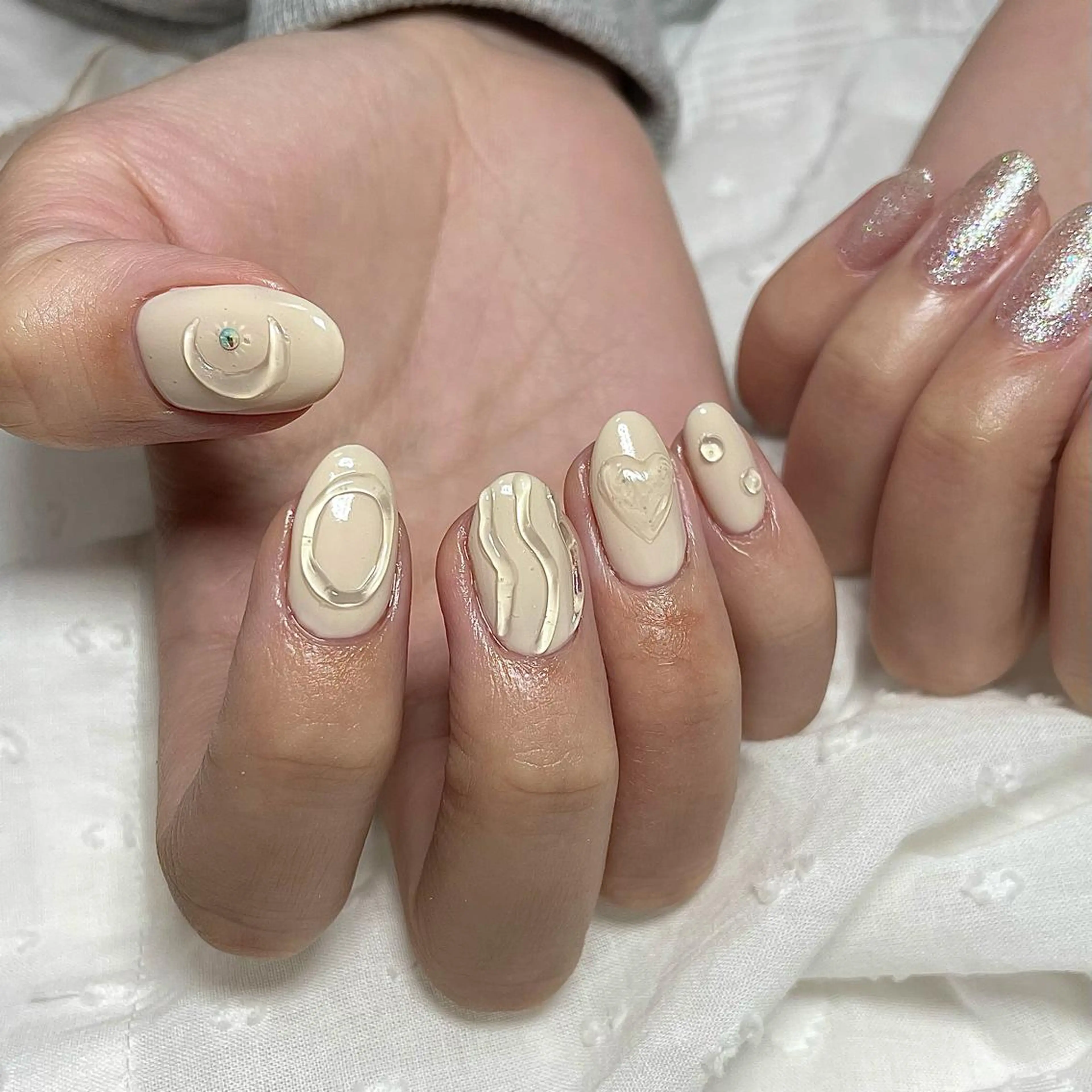 ネイル 持ち込み ハンドネイル Nailsalon BLOOM🌷 山崎のネイルデザイン