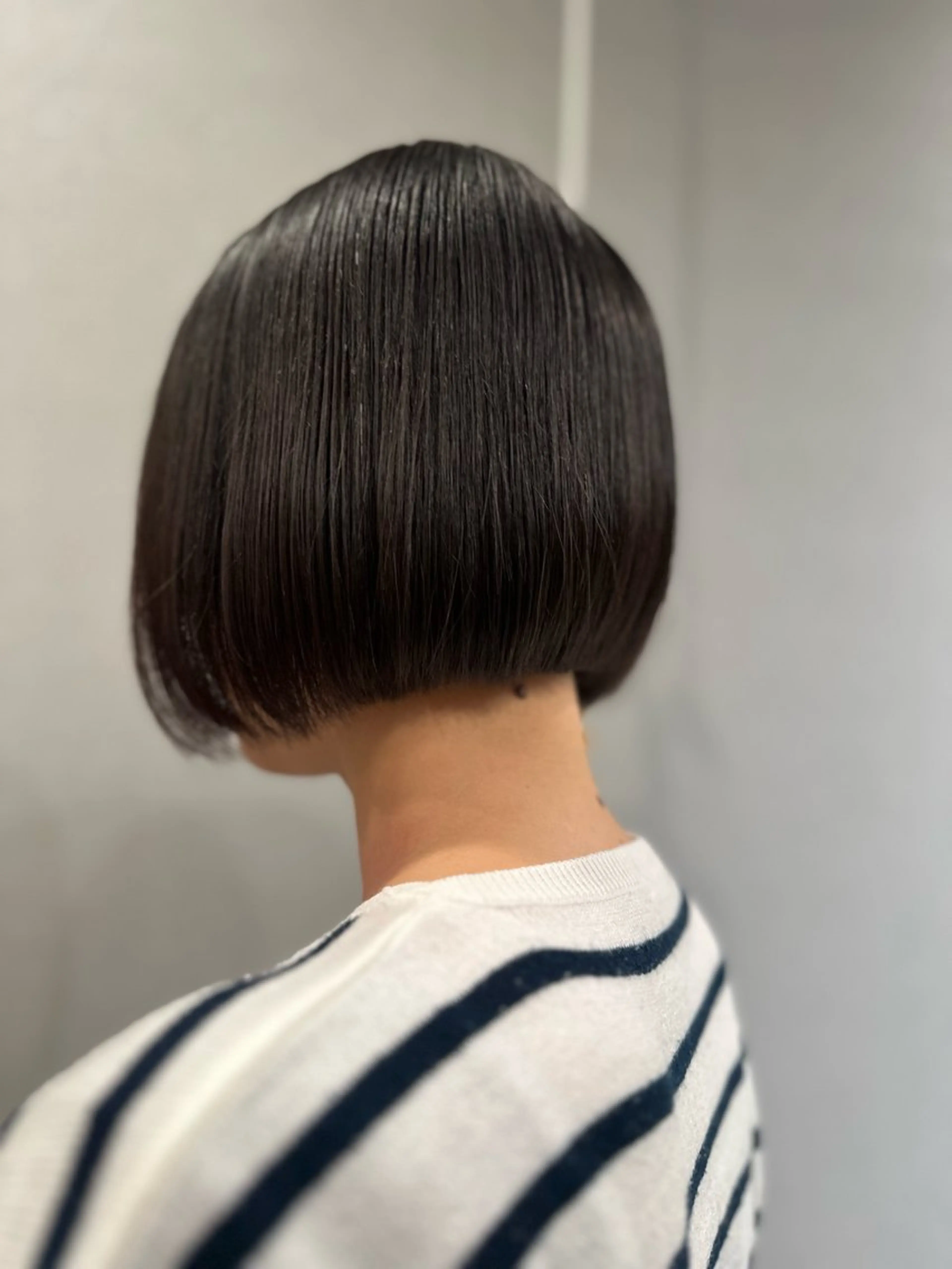 ショート 縮毛矯正 酸性ストレート カット 縮毛矯正 K Harukaのヘアスタイル