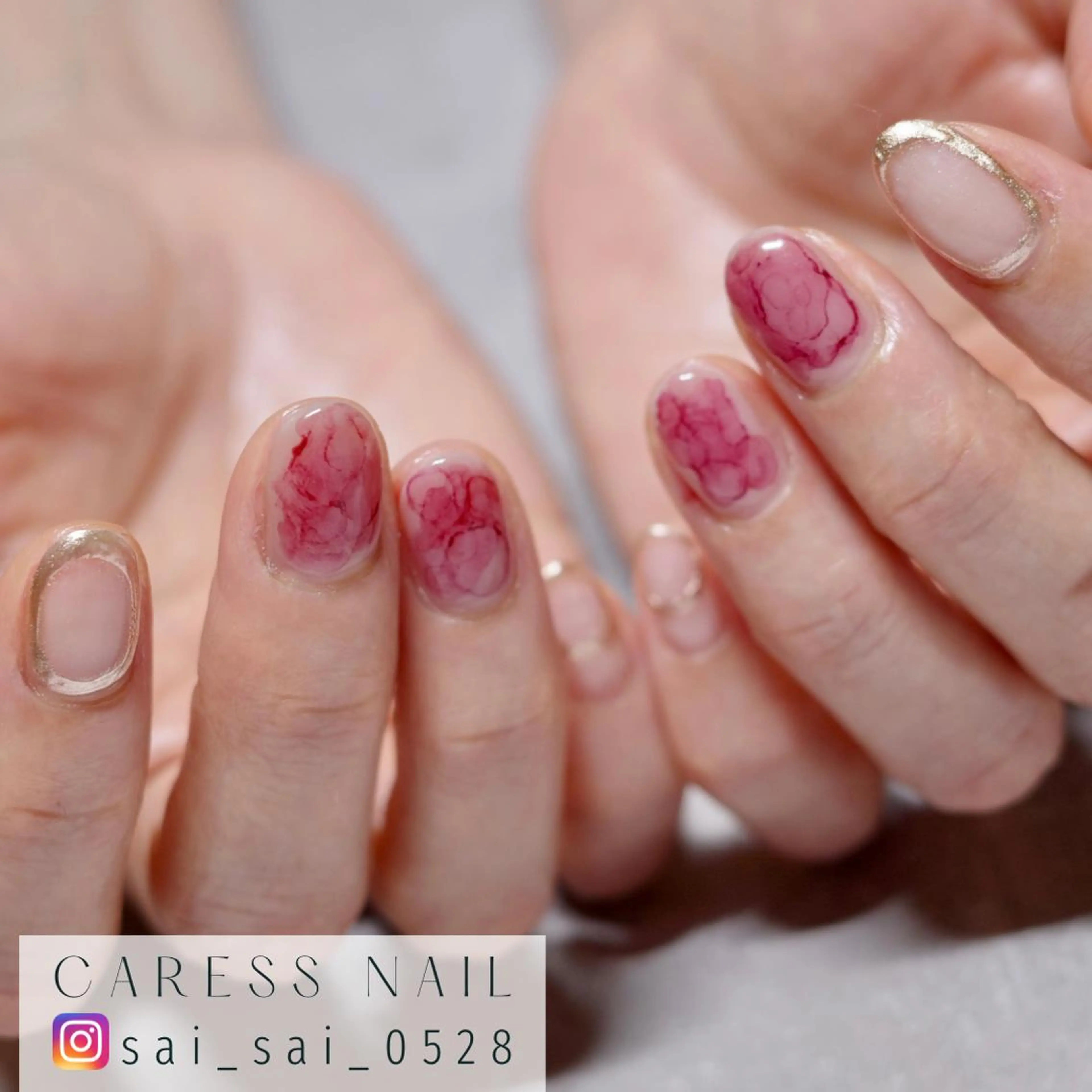 ネイル caress  nail カレスネイル　代々木上原所属・カレスネイル さいのネイルデザイン