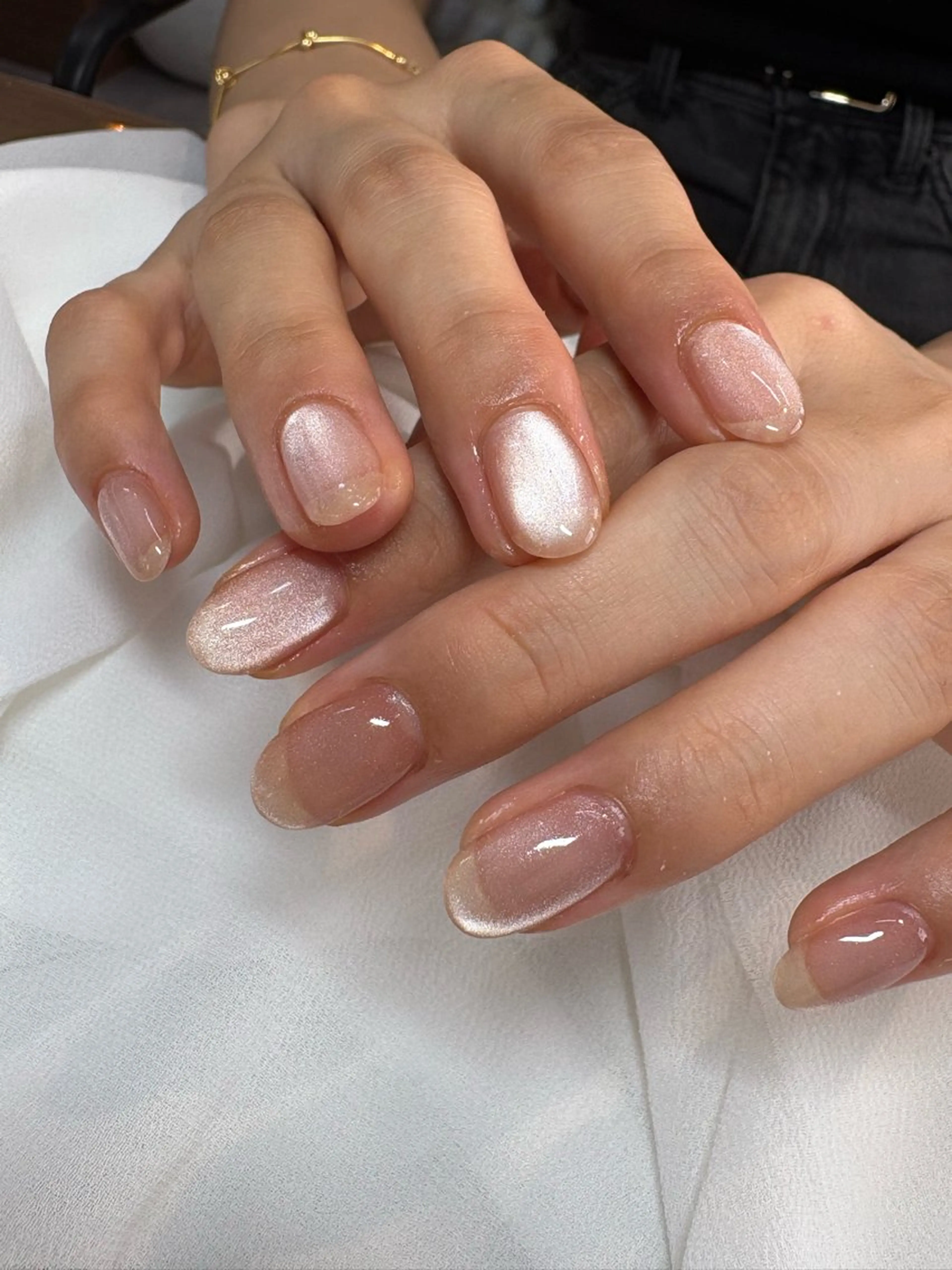 ネイル マグネットネイル ピンク ハンドネイル marl -Msisnailsalon-甲子園店【マール】所属・marl あやかのネイルデザイン