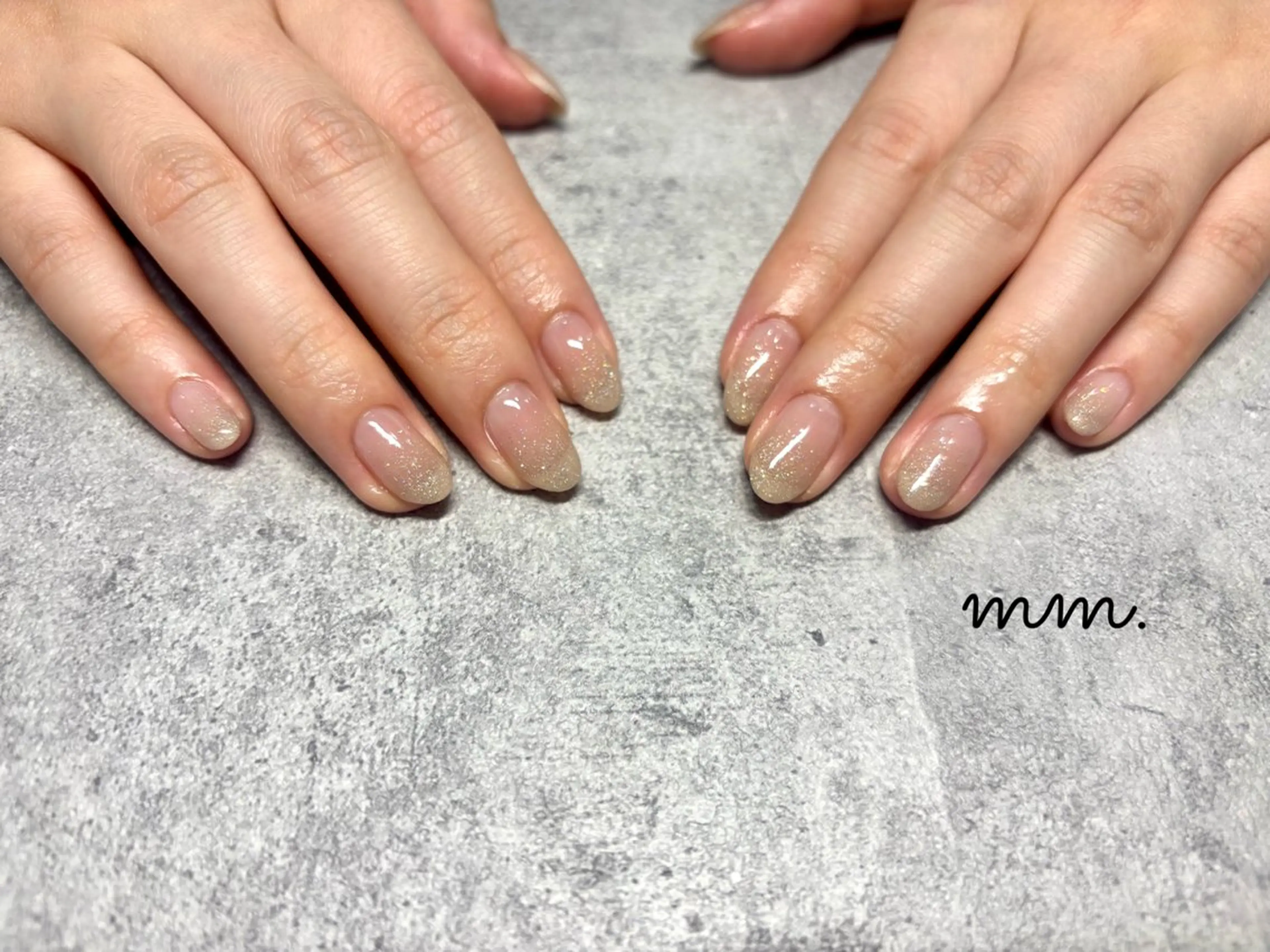 ネイル ラメ(グリッター) ラメグラデーション シンプルネイル ハンドネイル mm. ✨Ayuna✨のネイルデザイン