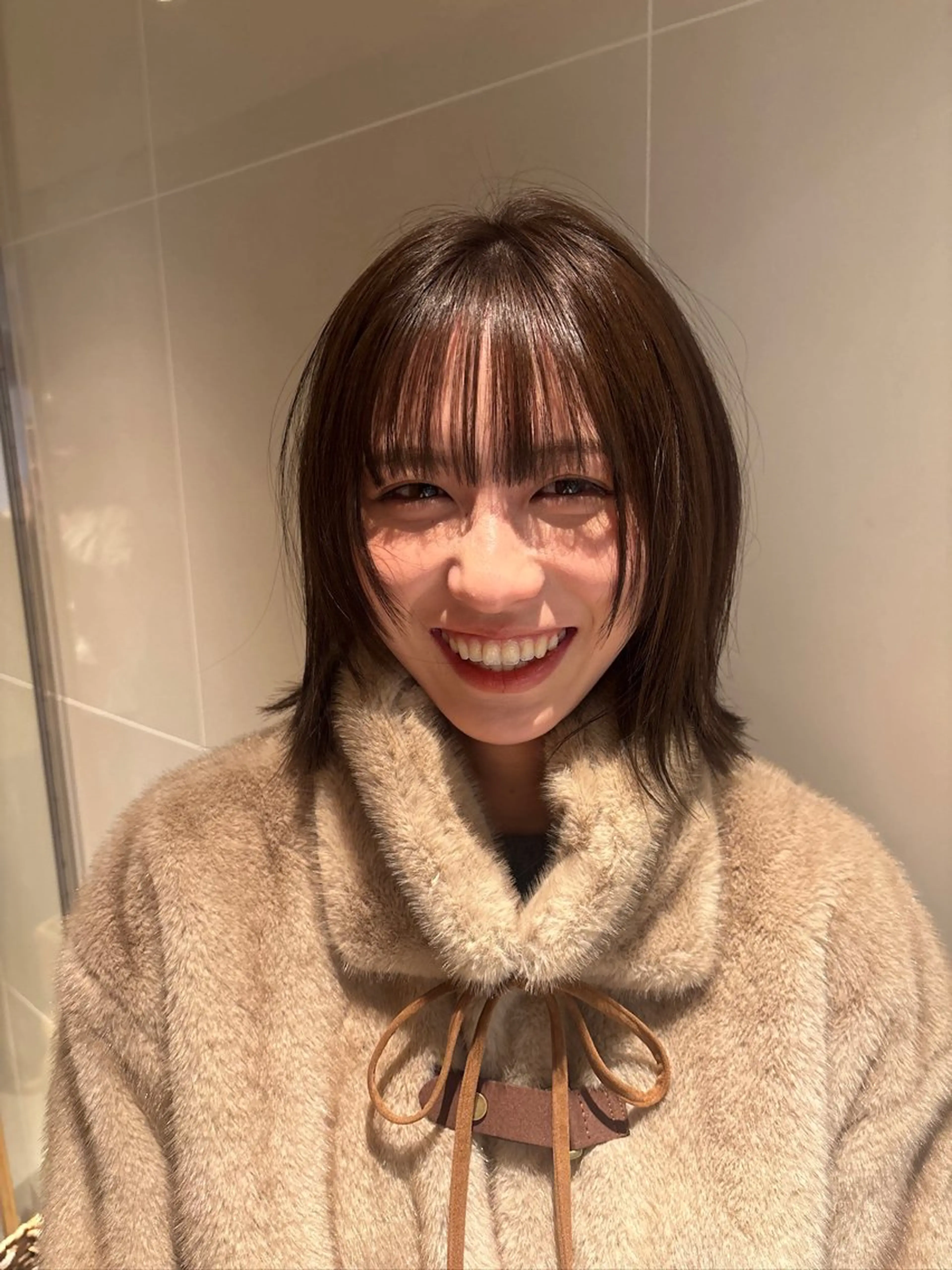 ミディアム カラー ヘアカラー 韓国風ヘア/パーマ ♡あゆのヘアスタイル