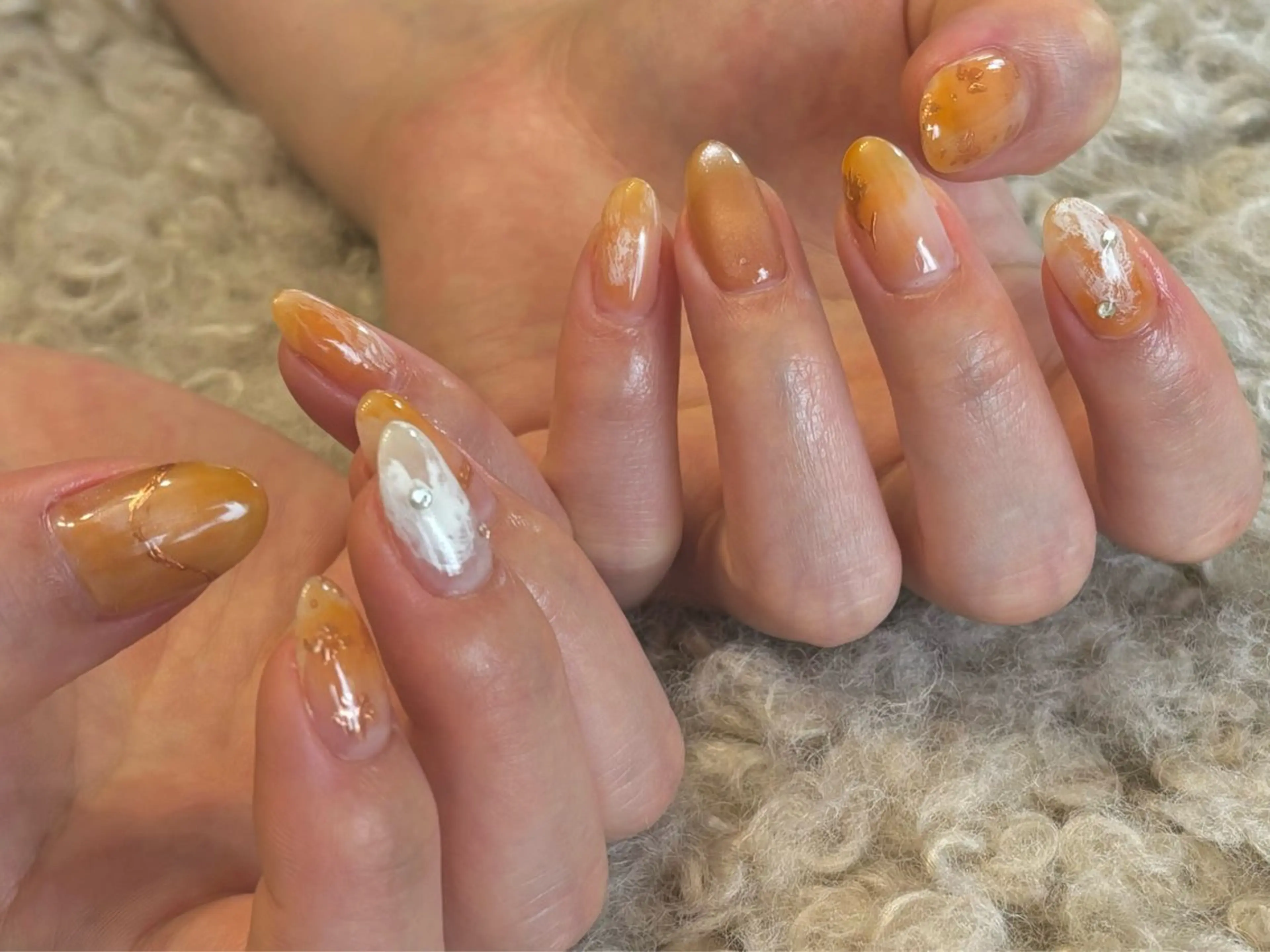 ネイル ニュアンスネイル ハンドネイル epanouir mihoのネイルデザイン