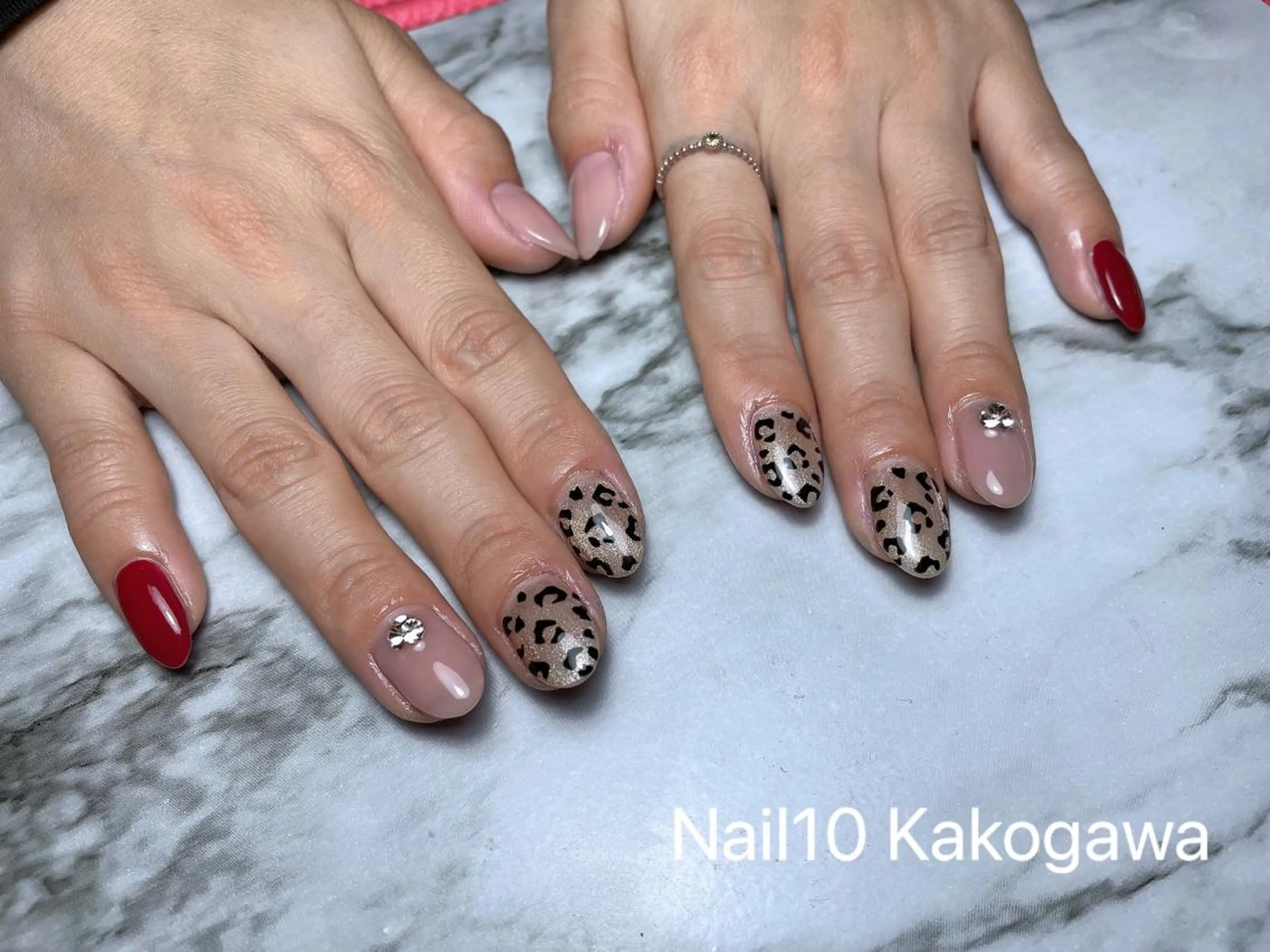 ネイル ストーンネイル Nail10 Kakoのネイルデザイン