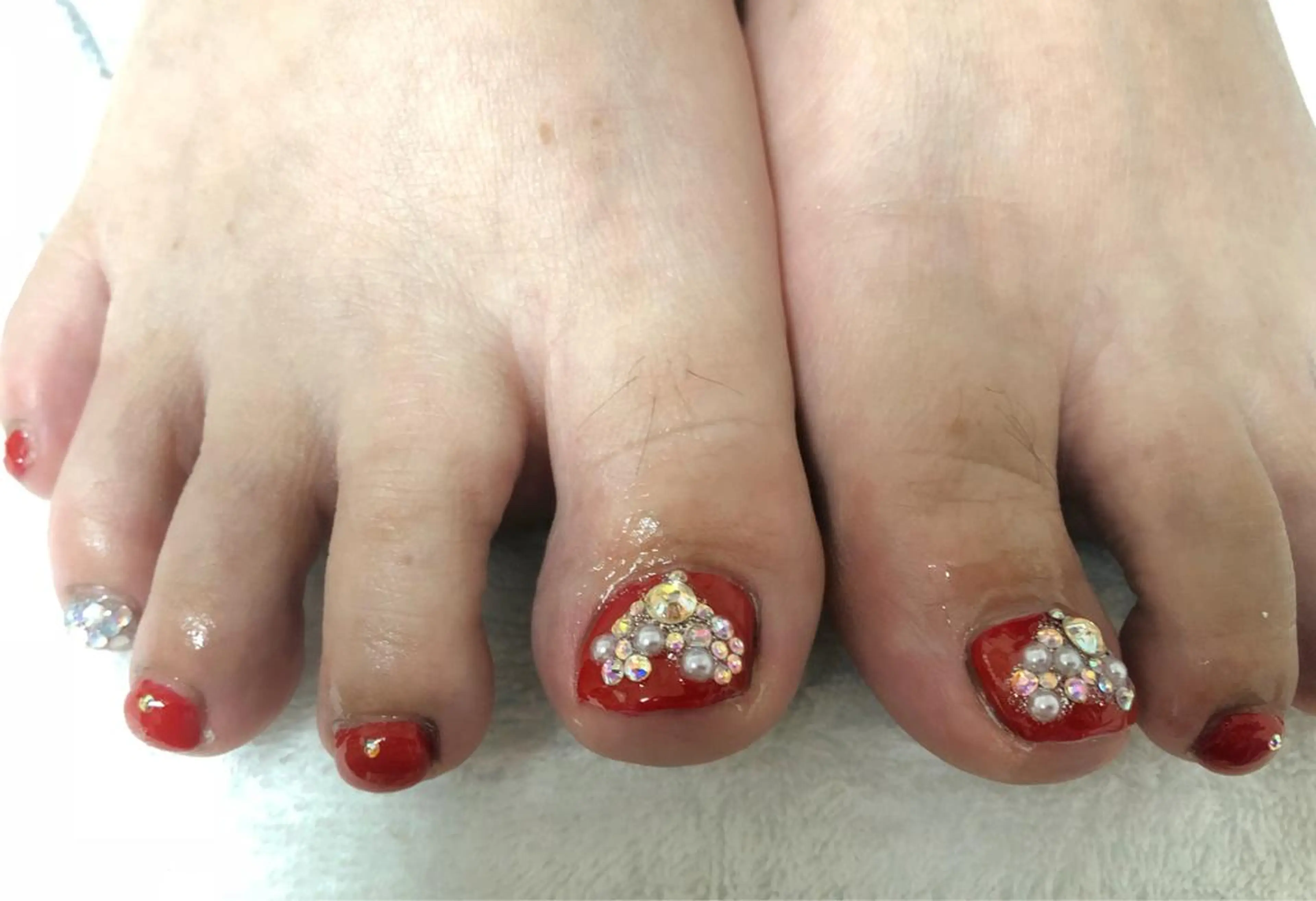 ネイル フットネイル 中谷 亜佑美のネイルデザイン