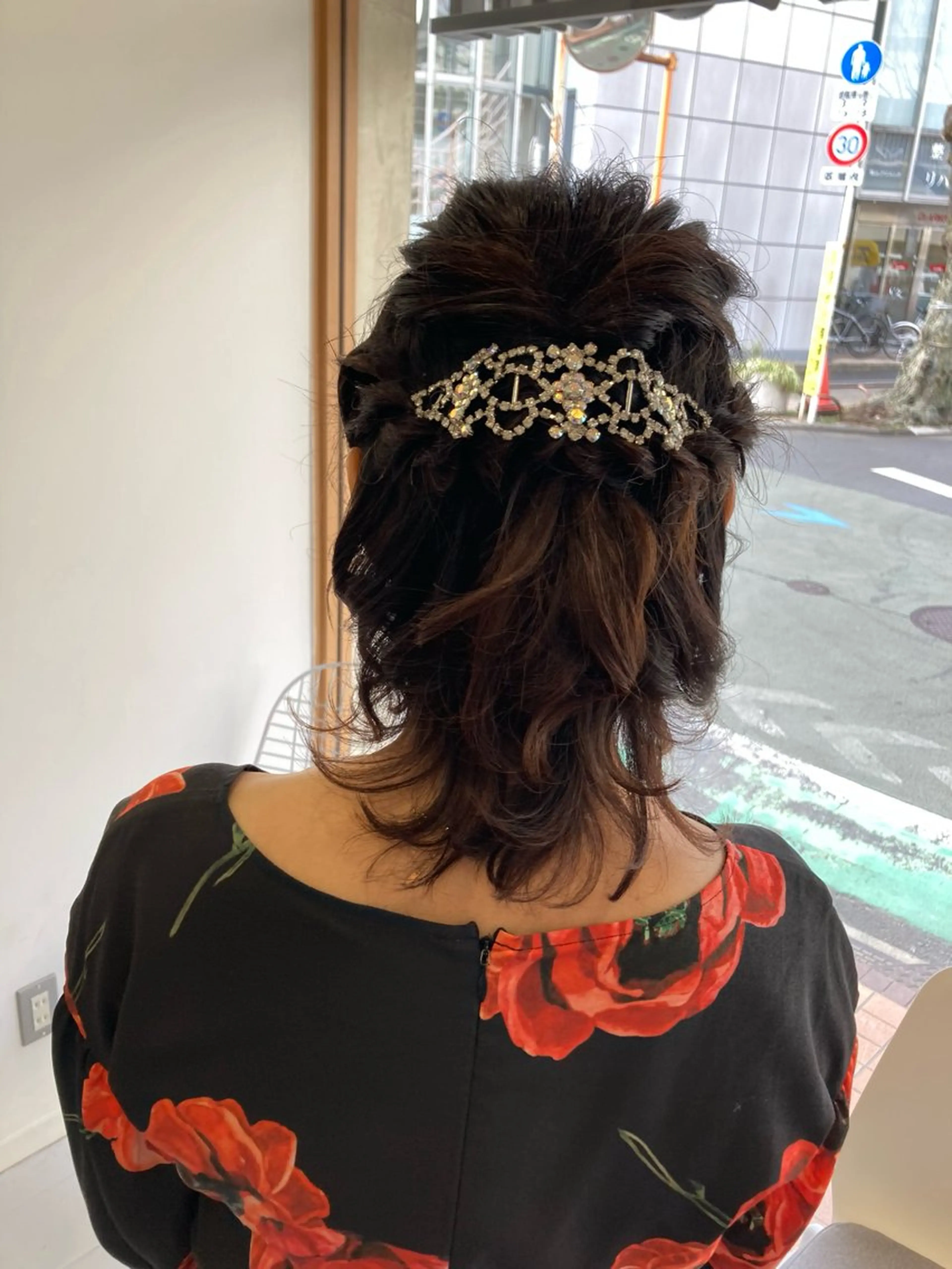 ミディアム ヘアアレンジ ヘアセット 🫧ゆうき🪽 髪質改善/ハイライトのヘアスタイル