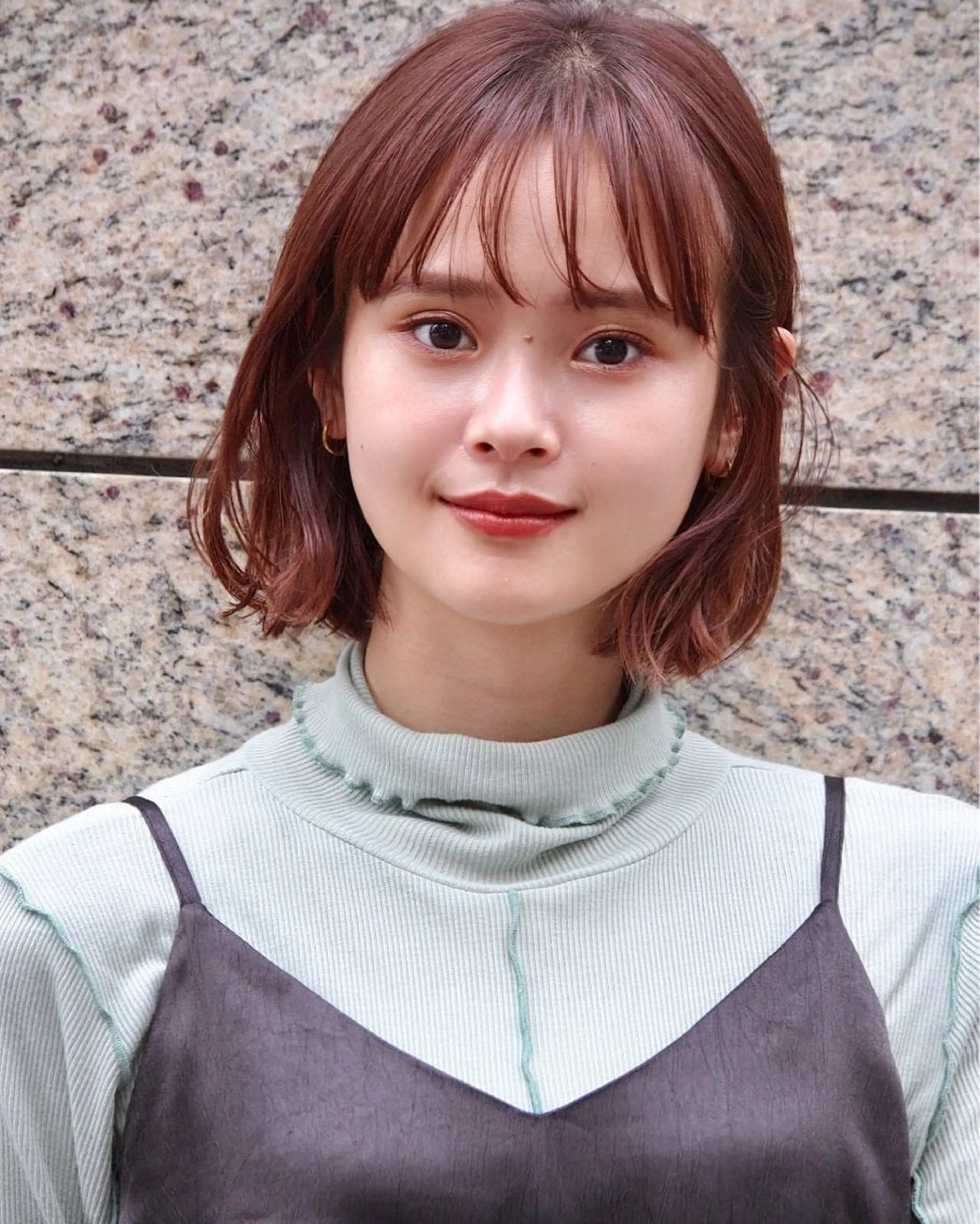 ショート カラー 🌱小顔ヘア/ボブ ミディアム/双葉🌱のヘアスタイル