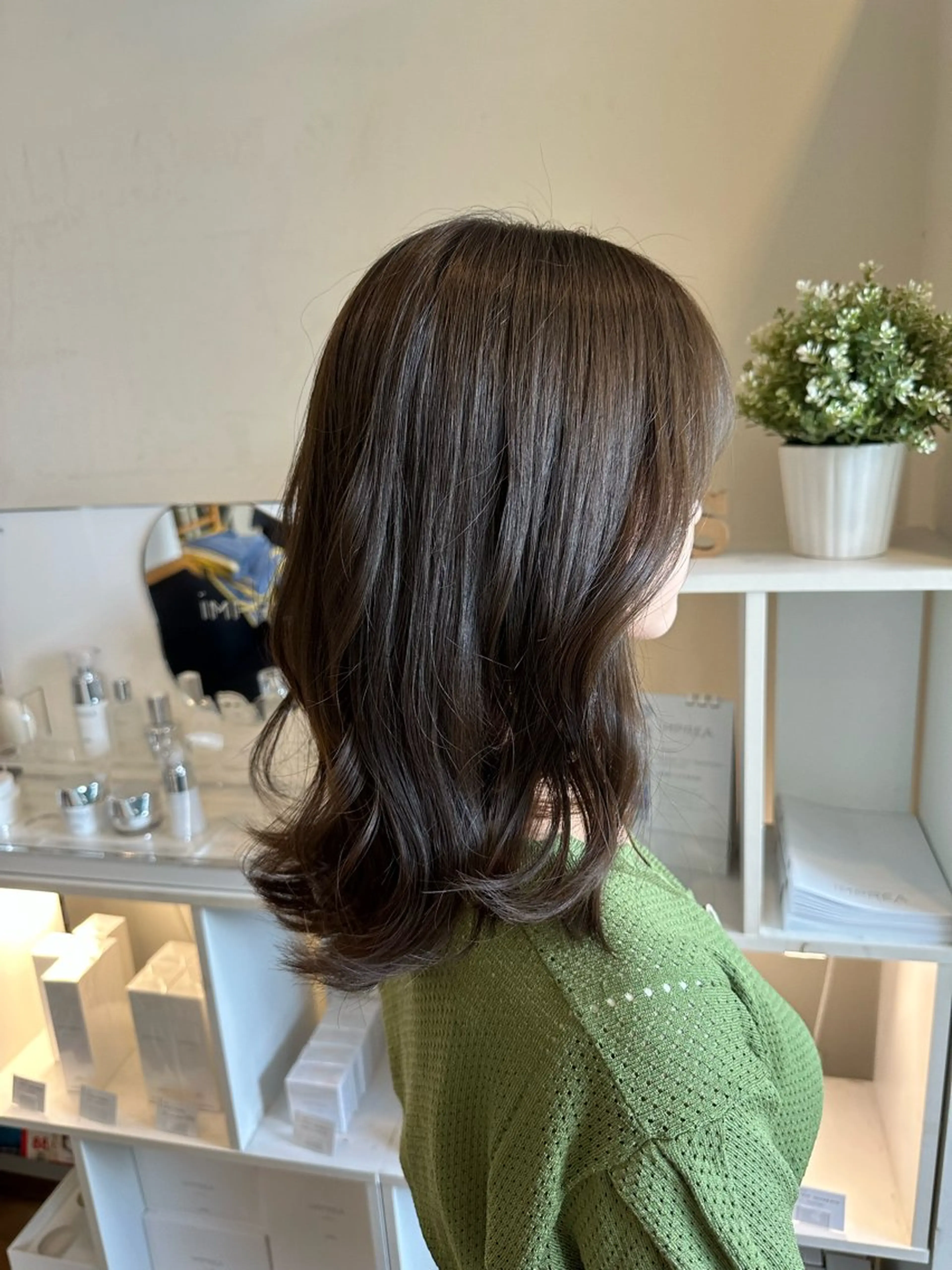 ミディアム カラー ヘアアレンジ ueki ayaneのヘアスタイル