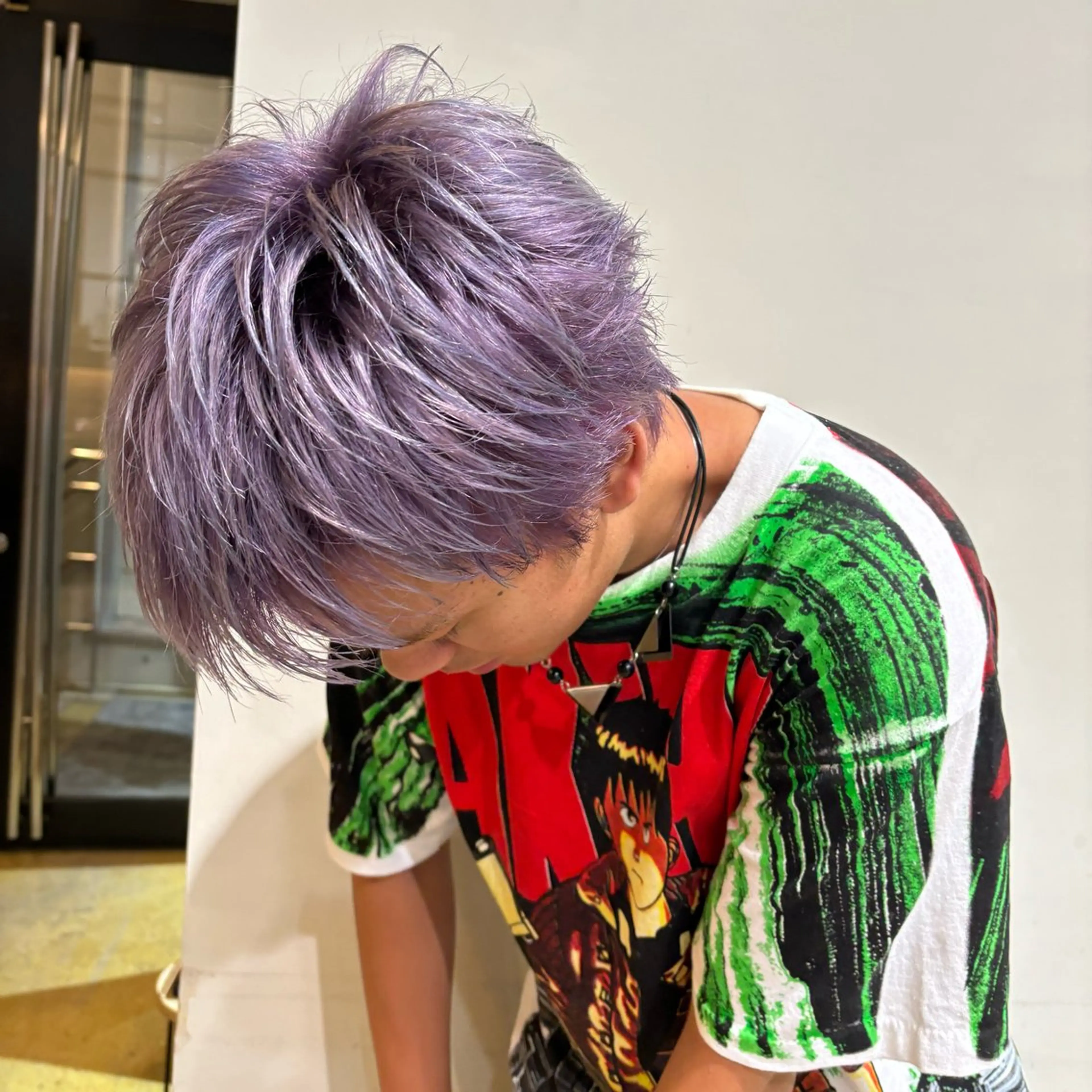 カラー シルバー 伊藤 優衣 /カットモデル名古屋のヘアスタイル