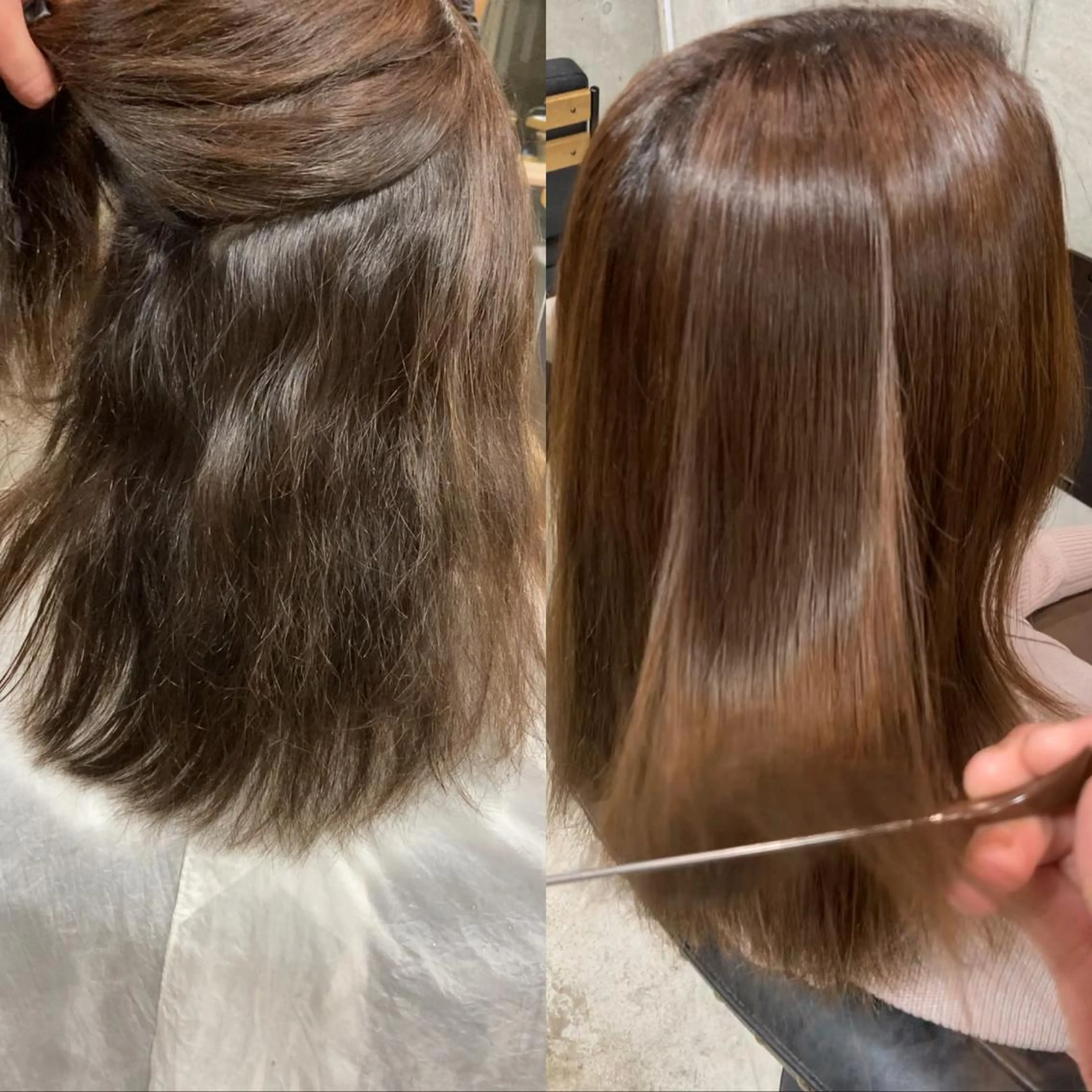 ✨縮毛矯正リタッチ9900円✨の写真