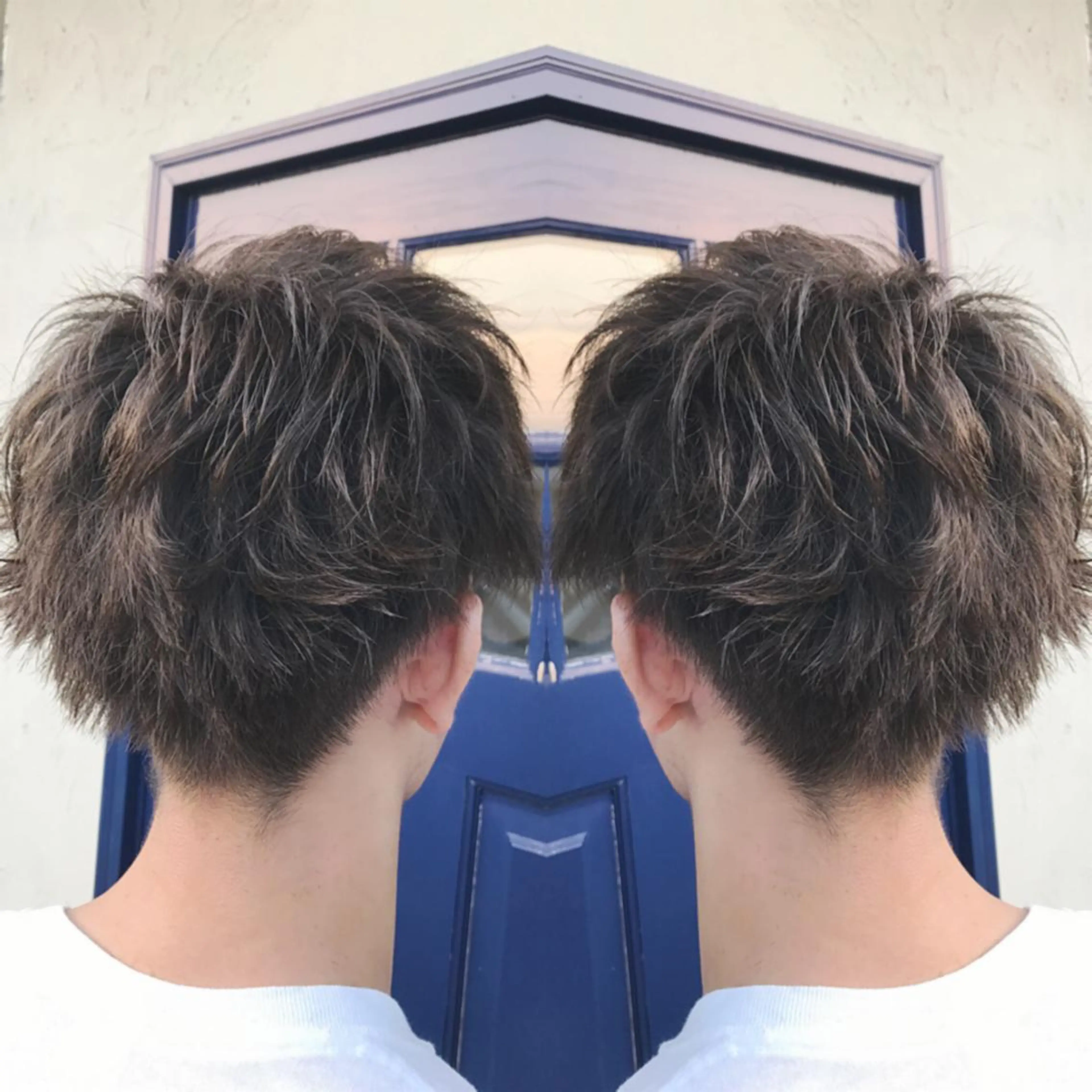 ショート カラー メンズ cecil hair所属・重政 和樹のヘアスタイル