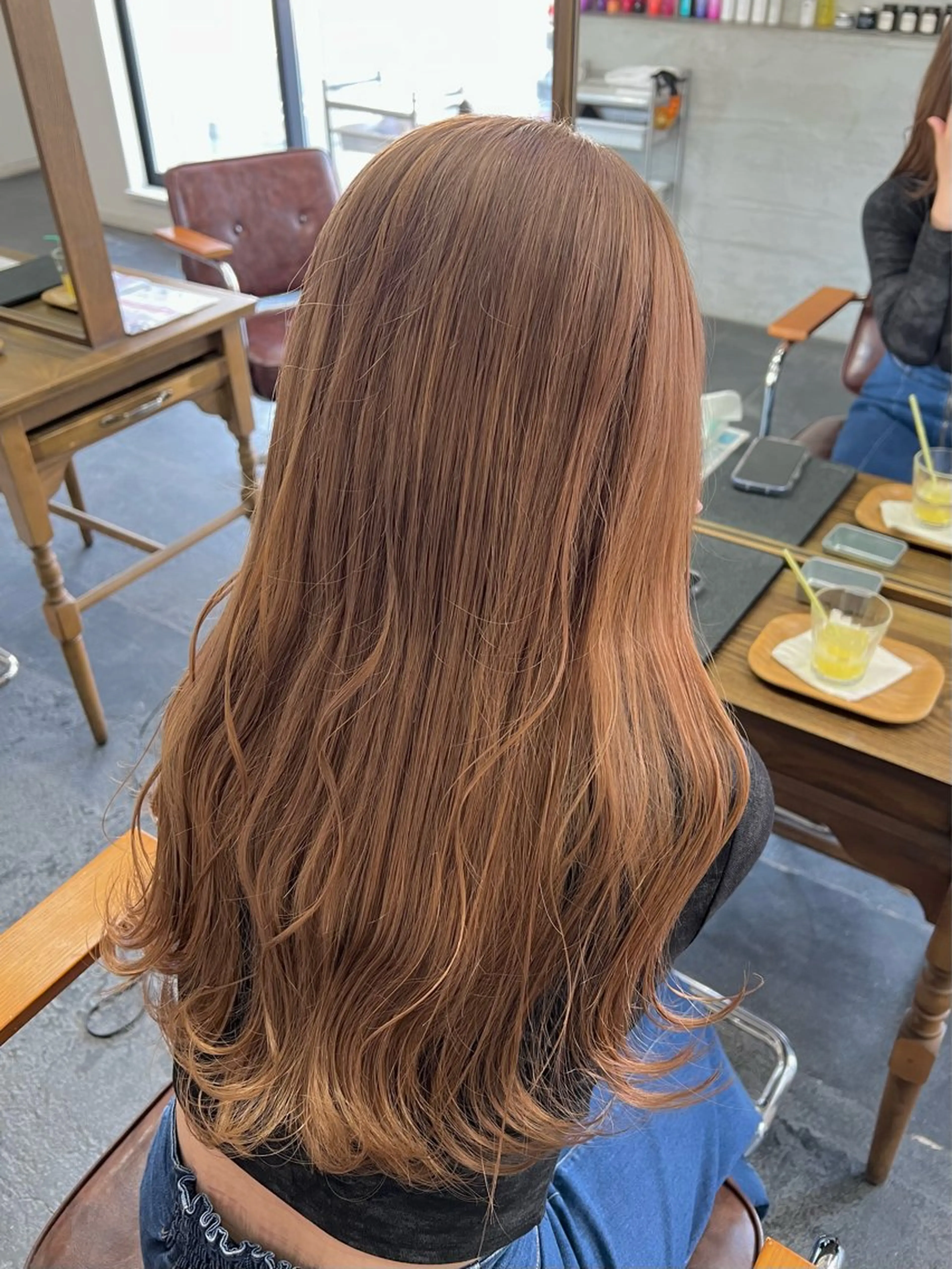 ロング カラー ベージュカラー 【SET-UP】 YUITOのヘアスタイル