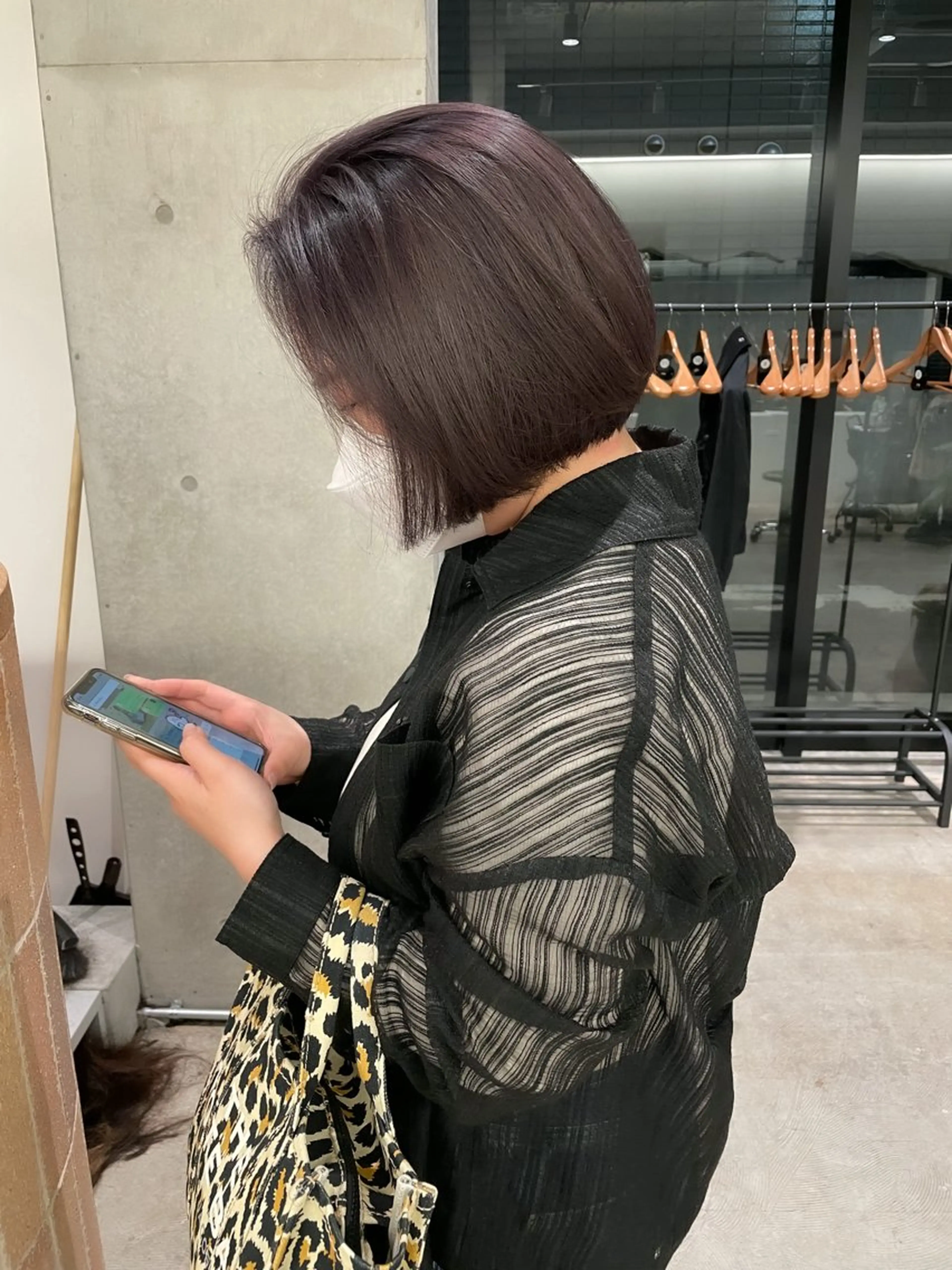 ショート カラー ヘアアレンジ ミニボブ/ブリーチ 🌈MISATOのヘアスタイル