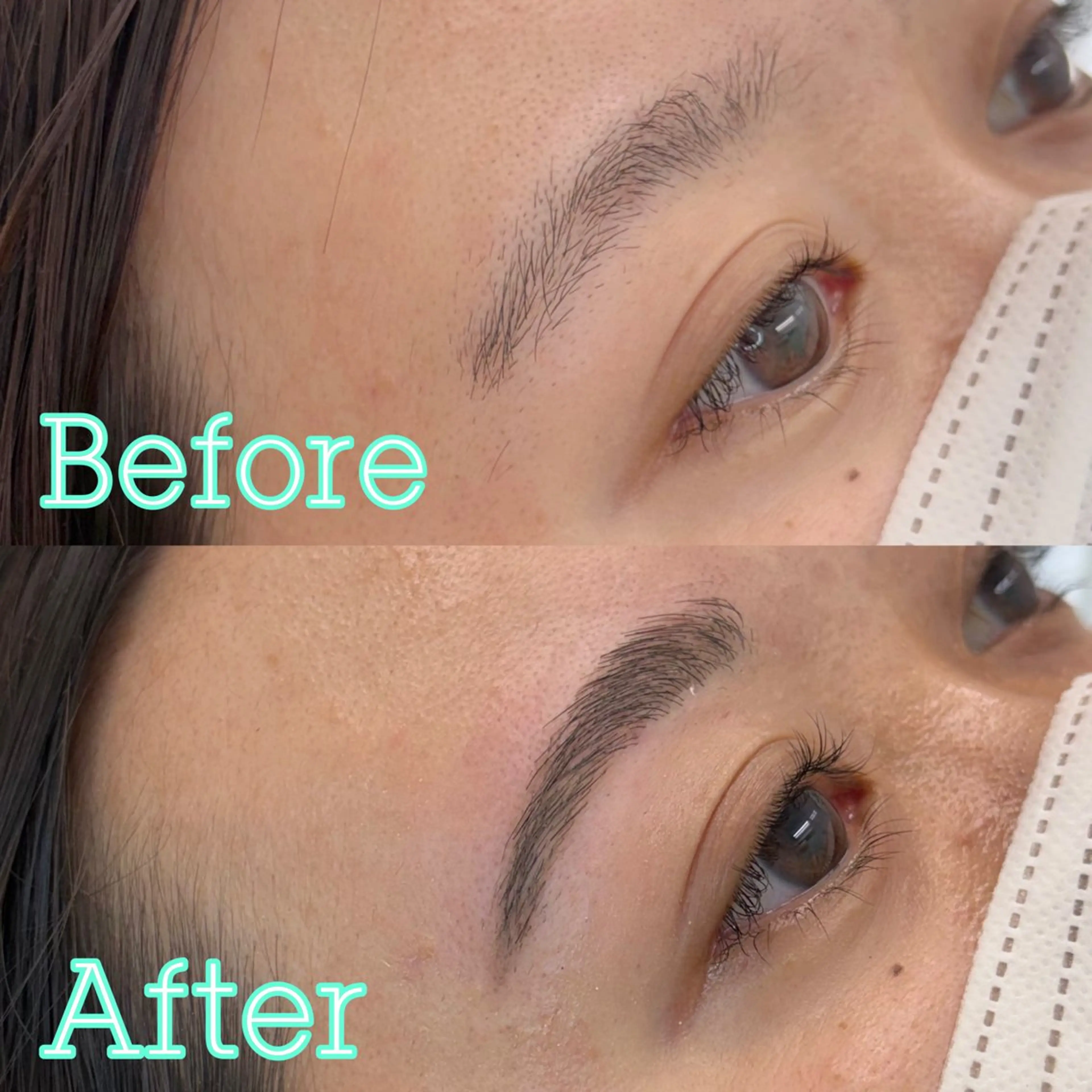 アイブロウ メンズアイブロウ 歯のホワイトニング専門店 MIGAQ 京都四条大宮店所属・佐藤 未来の眉毛・アイブロウイメージ