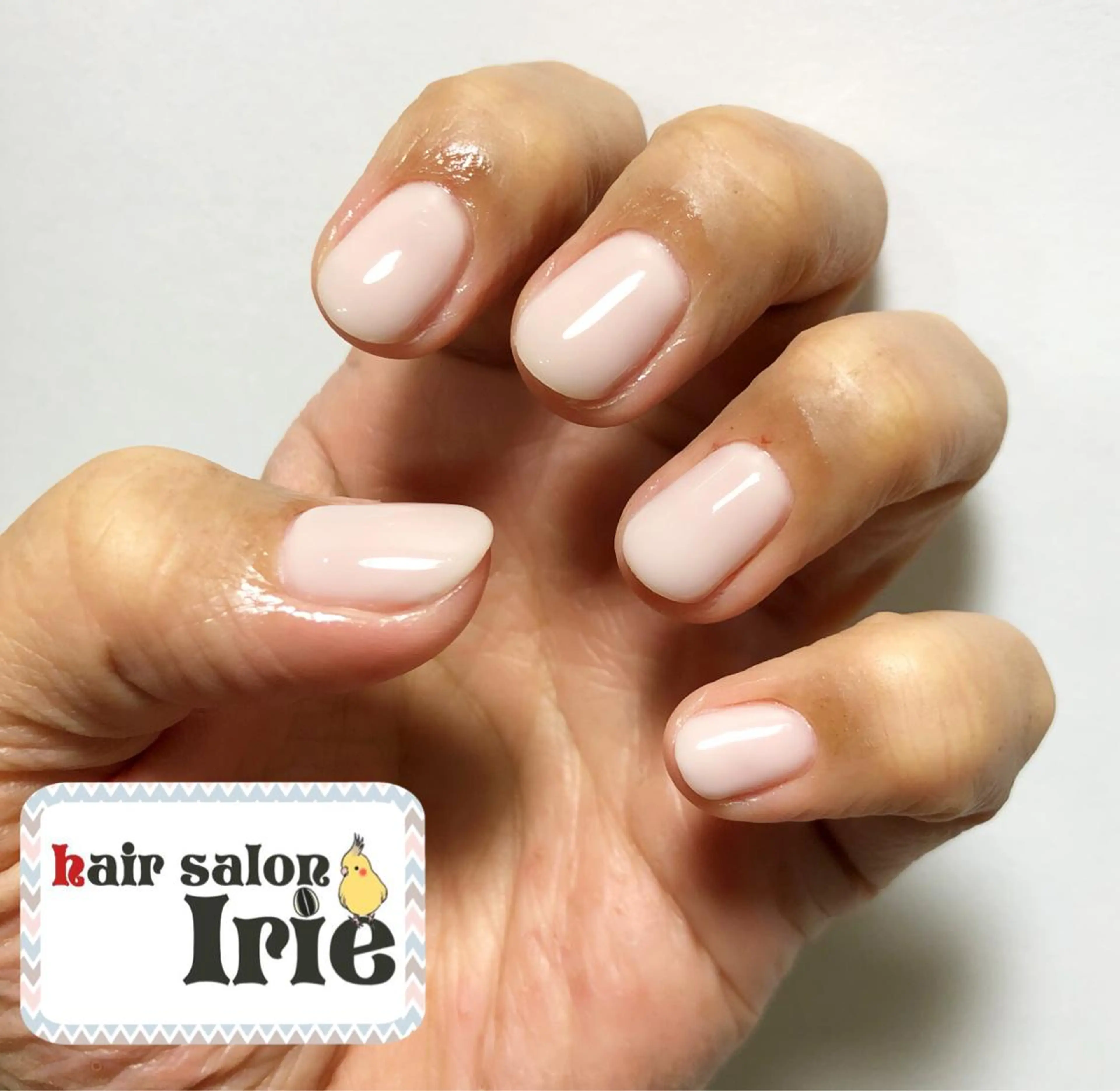 ネイル クリアネイル ジェルネイル シンプルネイル ハンドネイル ハンドケア Hair salon Irie所属・與儀 知佳のネイルデザイン