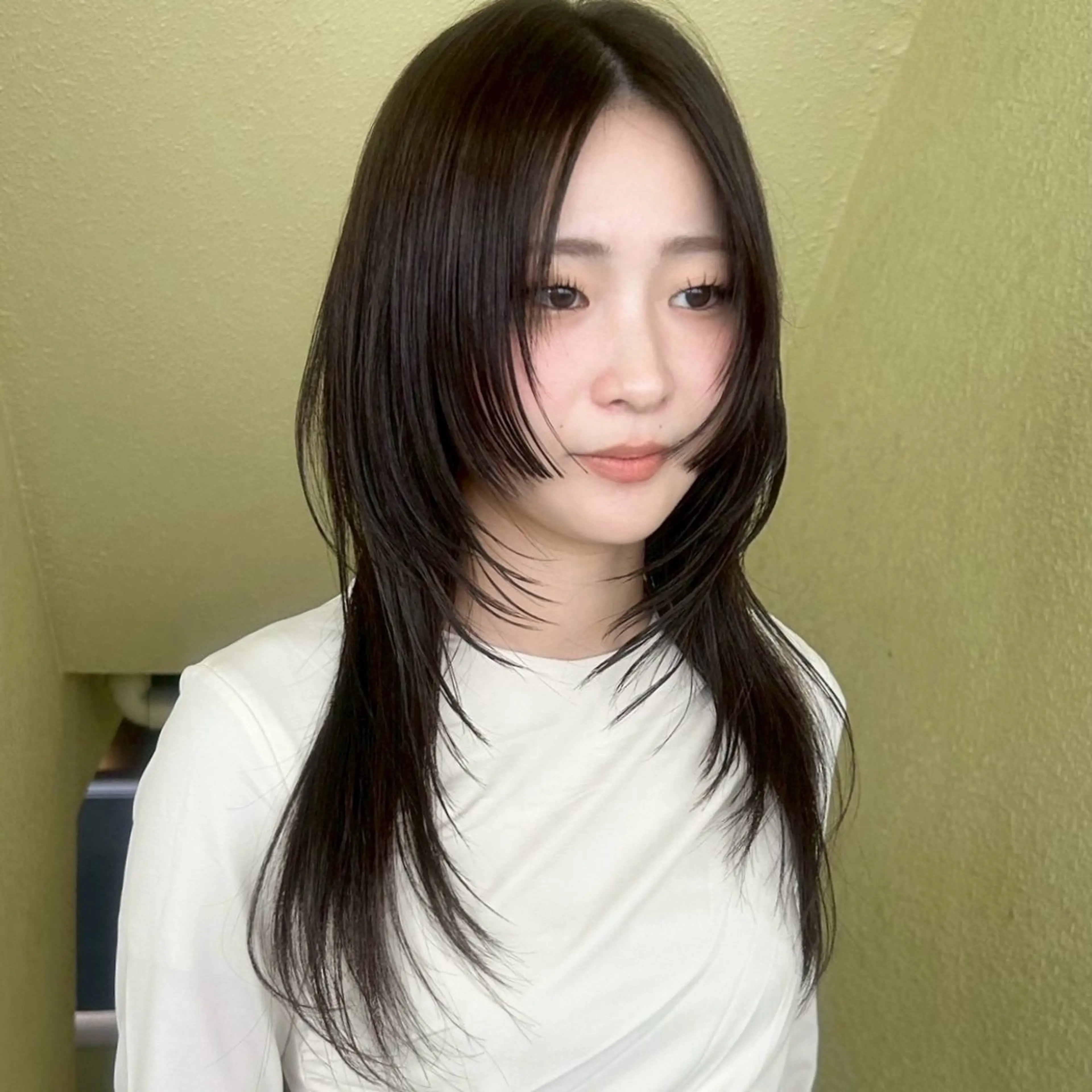 ロング カラー ヘアカラー トリートメント レイヤーカット/暖色 カラー/mao🎀のヘアスタイル