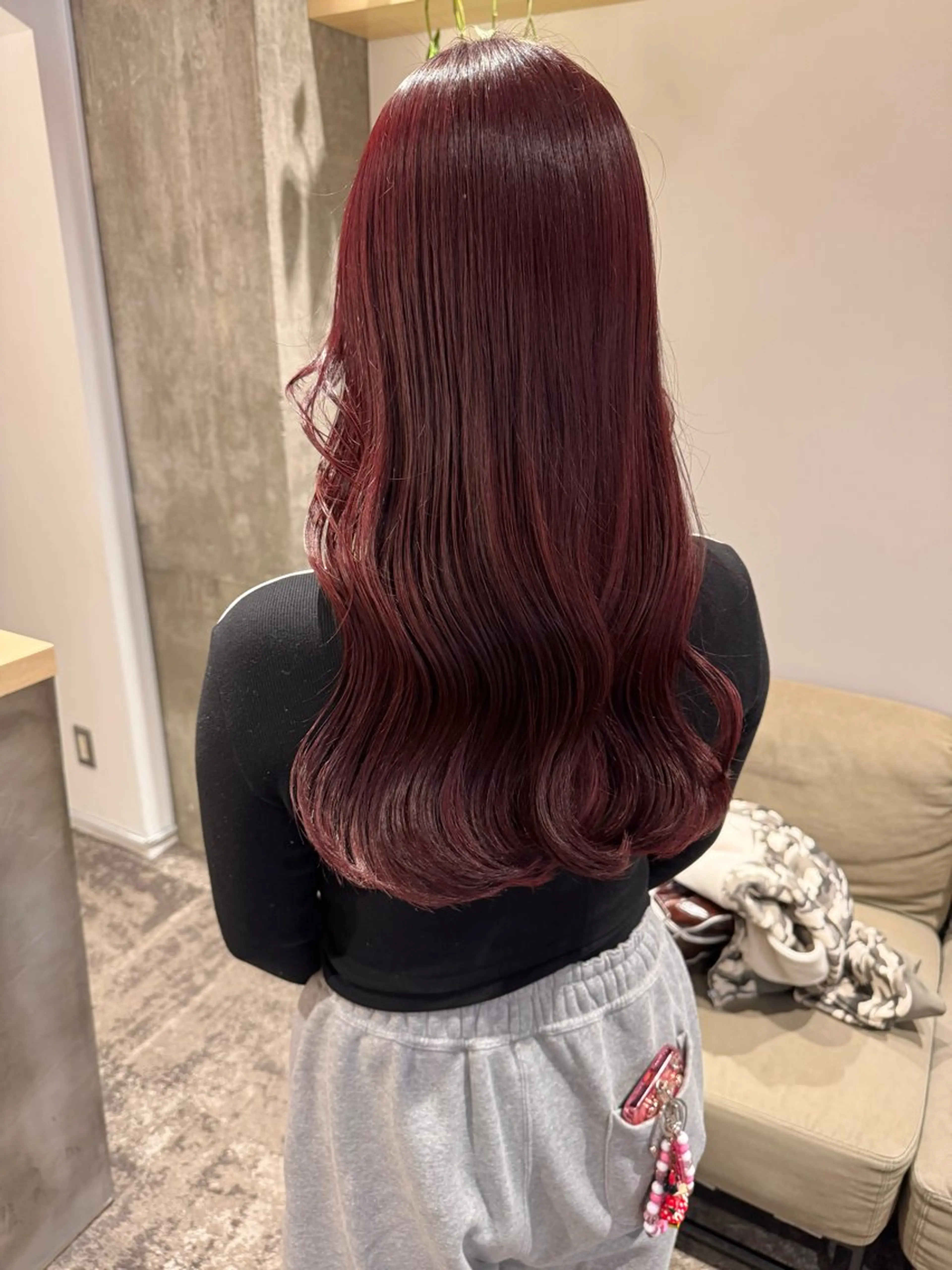 ロング カラー ヘアカラー ハガ コトコのヘアスタイル