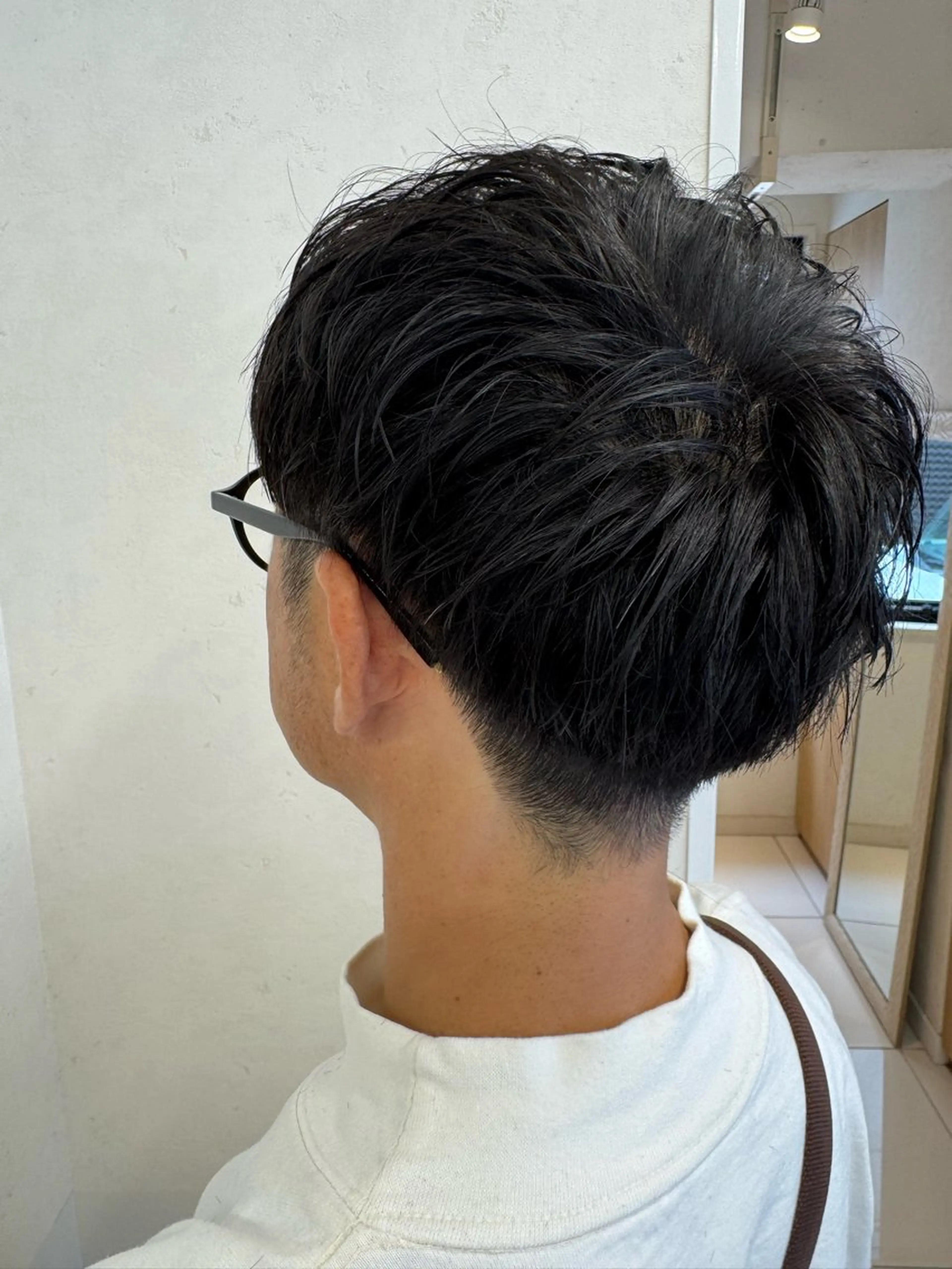 ショート メンズ カット パーマ/ハイトーン /吉田眞のヘアスタイル