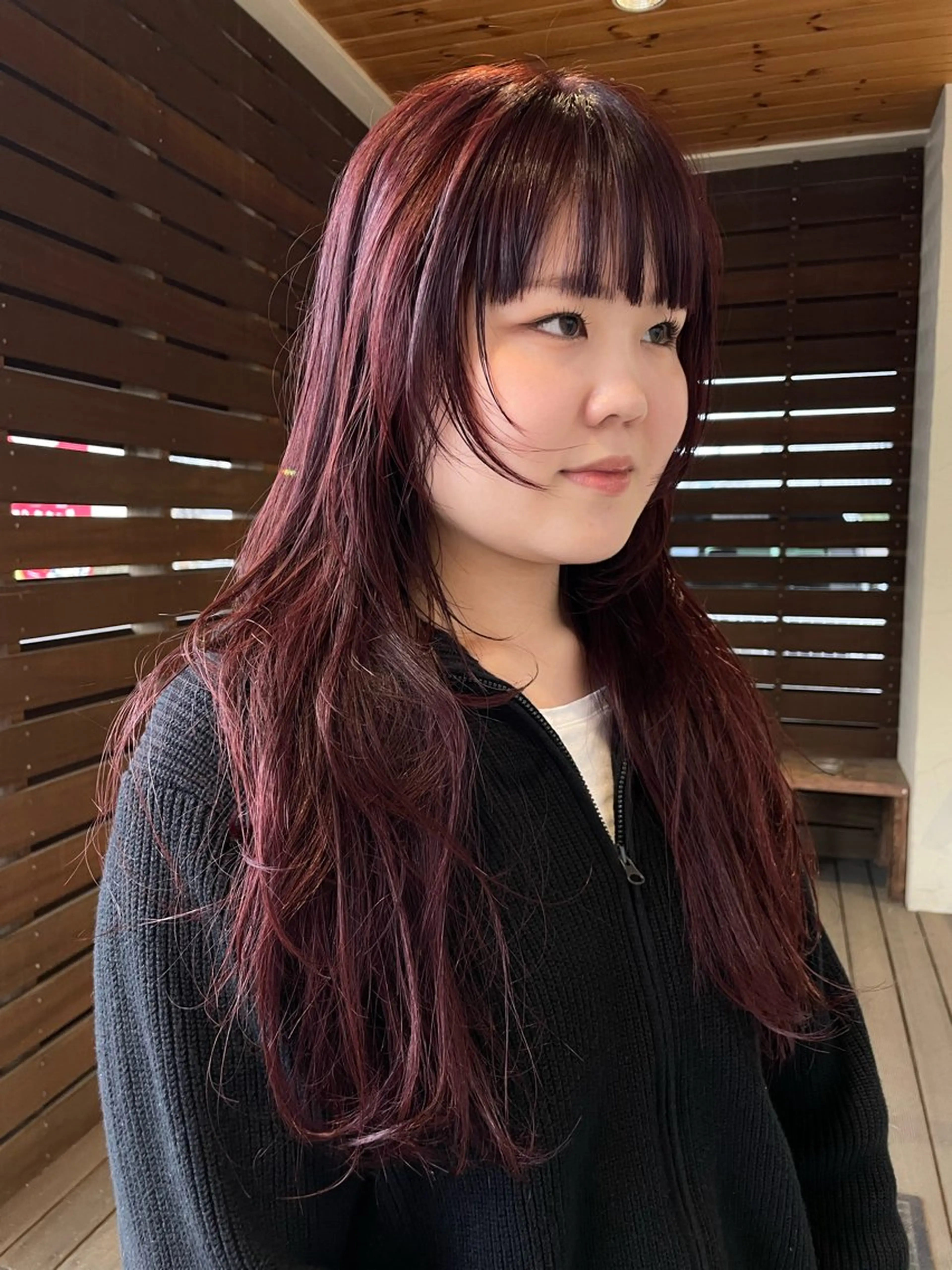 ロング カラー カット ヘアカラー GUESTs所属・優音 /YUi/パーマのヘアスタイル