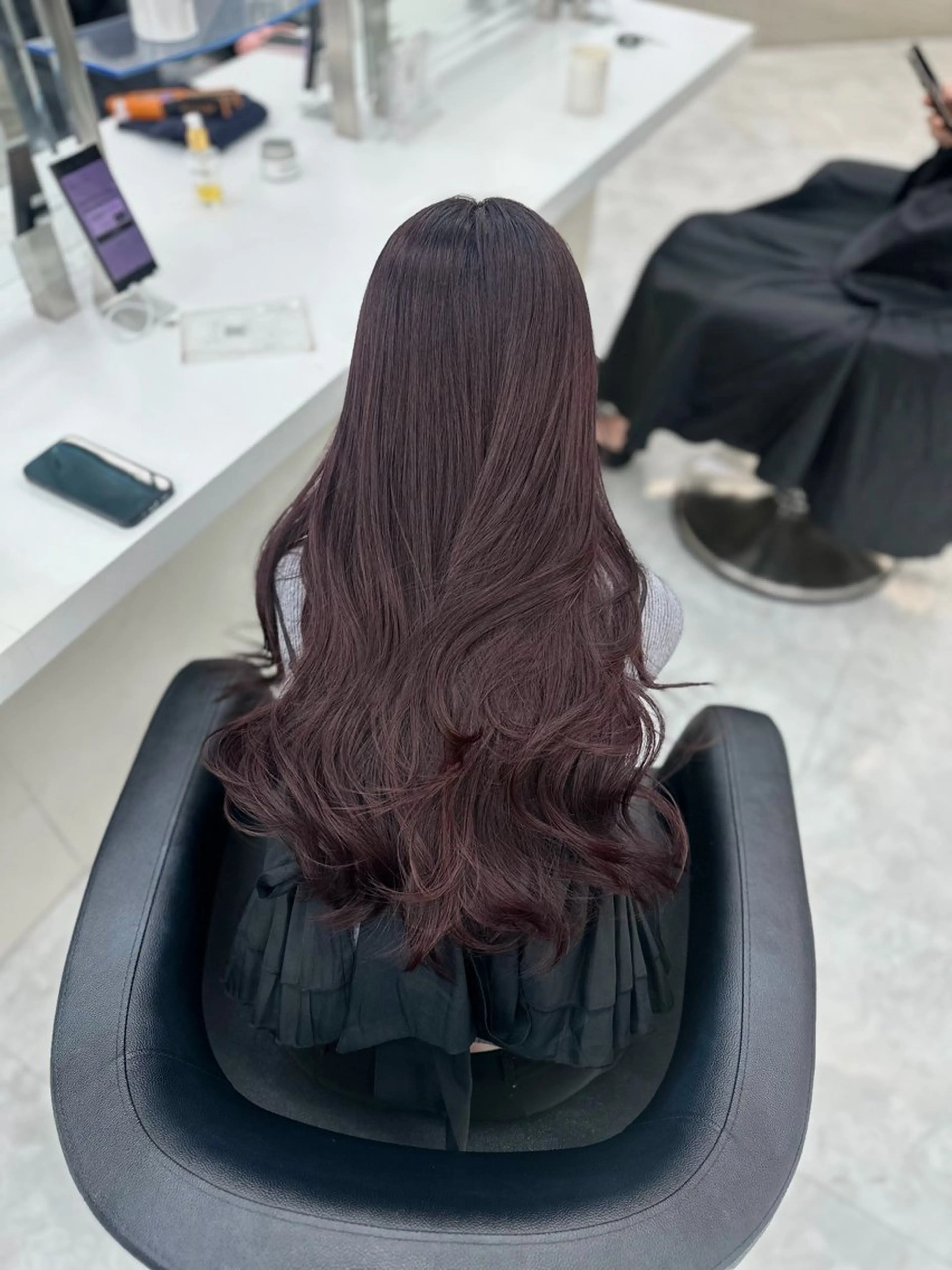 ロング カラー ヘアカラー ヘッドスパ ヘアセット 似合わせstyle ❤︎misaki❤︎のヘアスタイル