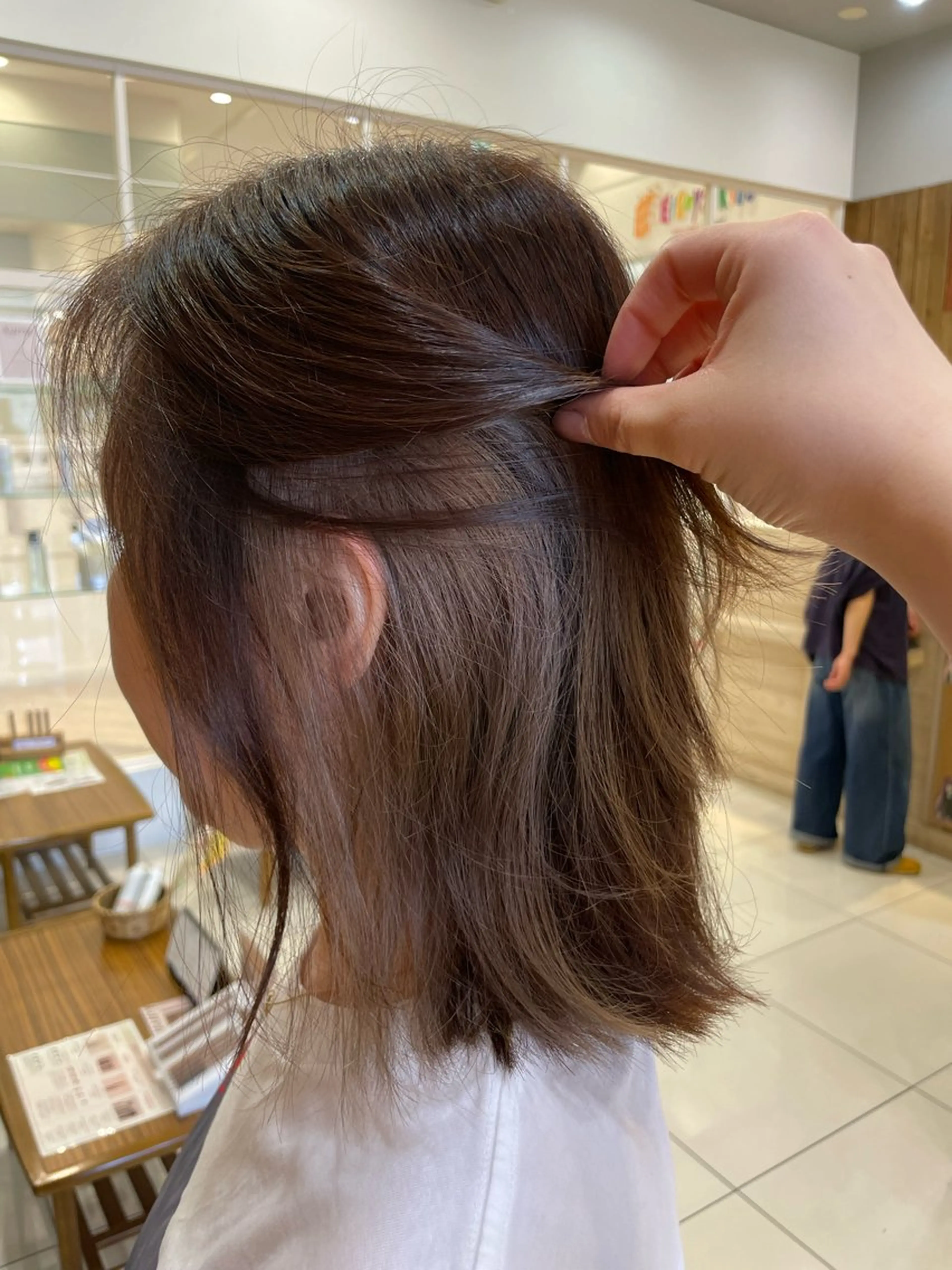 ミディアム 韓国カラー／エクステ 松戸梨杏のヘアスタイル