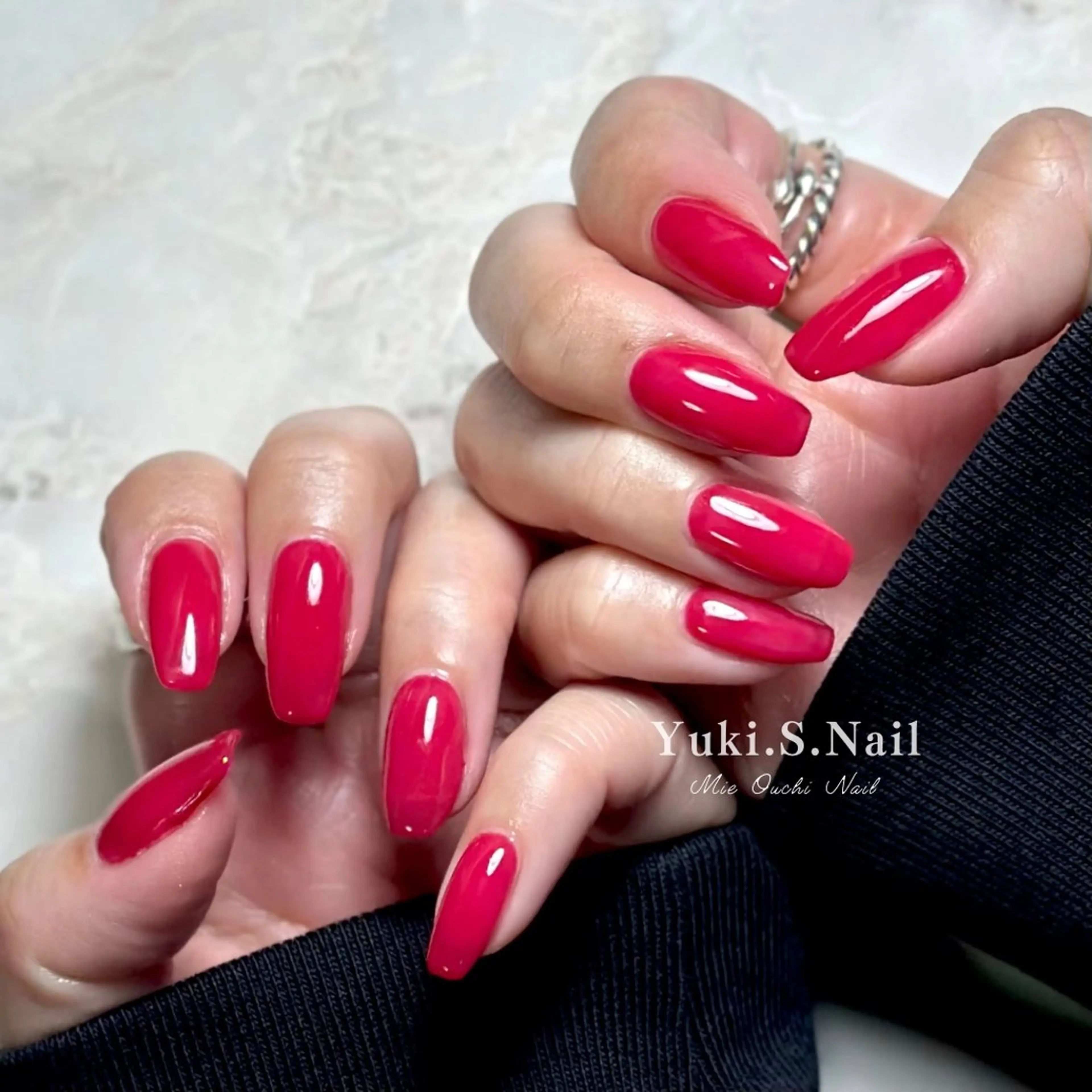 ロング ハンドネイル Yuki S.Nailのネイルデザイン